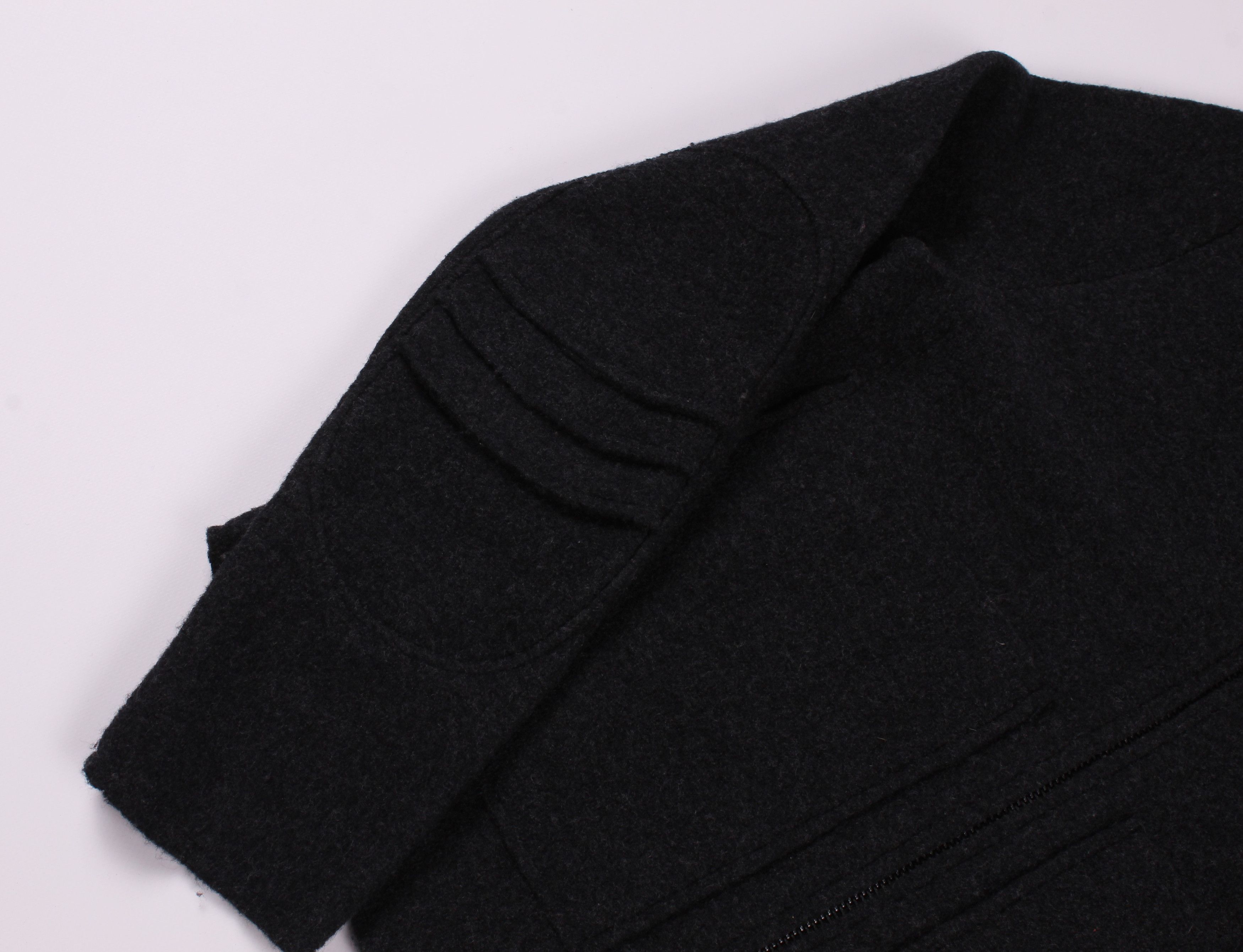 Zadig & Voltaire Zadig & Voltaire Merino Wool Biker Jacket Size L / US 10 / IT 46 - 3 Thumbnail