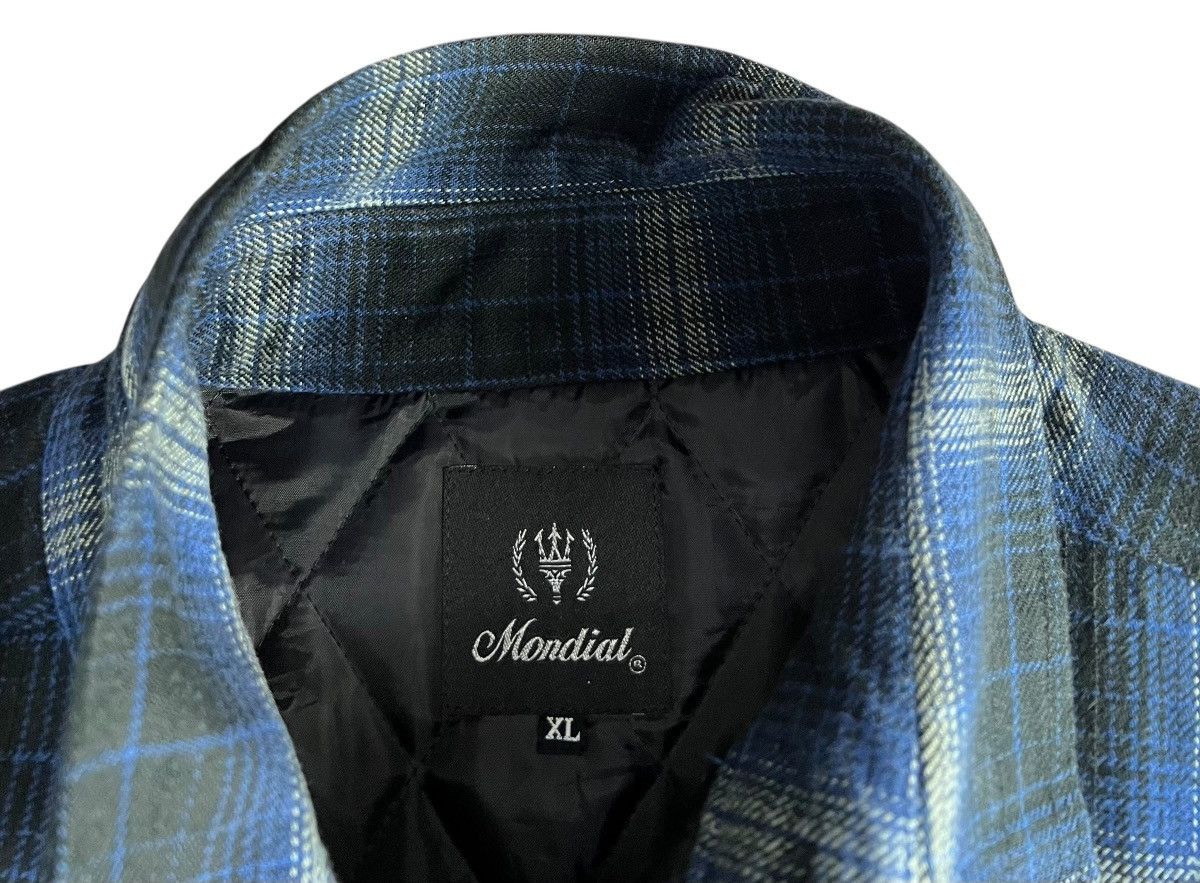 Japanese Brand Vintage Mondial Shadow Plaid Jacket Size US L / EU 52-54 / 3 - 9 Thumbnail
