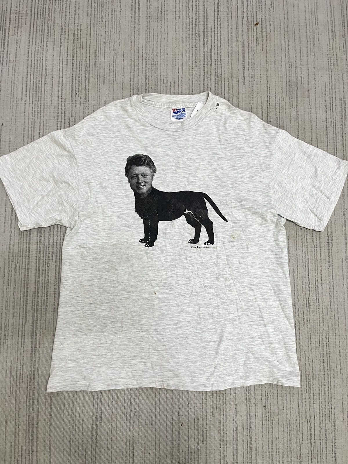 Designer × Vintage Vintage 1994 bill clinton top dog Size US L / EU 52-54 / 3 - 1 Thumbnail