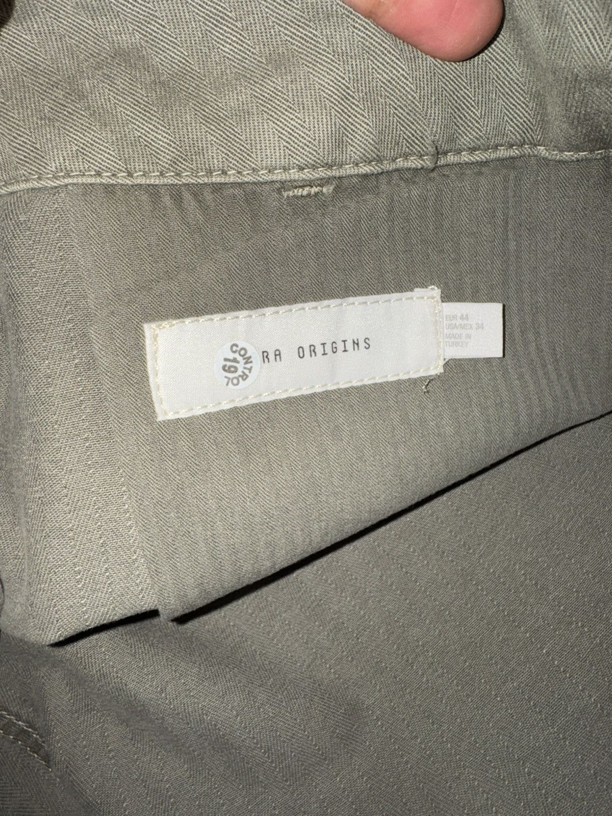 Zara Zara Khaki Green Washed Carpenter Pants Size US 34 / EU 50 - 5 Thumbnail