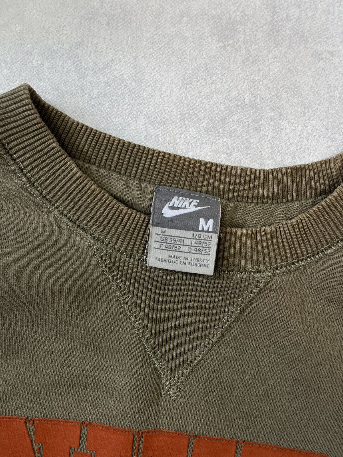 Nike × Vintage 00s Nike Retro Logo Vintage Y2K Oversized Sweatshirt Size US M / EU 48-50 / 2 - 3 Thumbnail