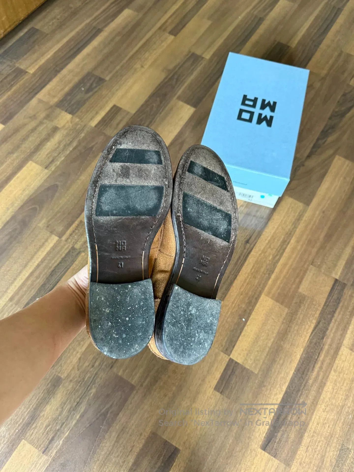 MoMA MOMA Men's Distressed Suede Loafers. Size US 8 / EU 41 - 7 Thumbnail