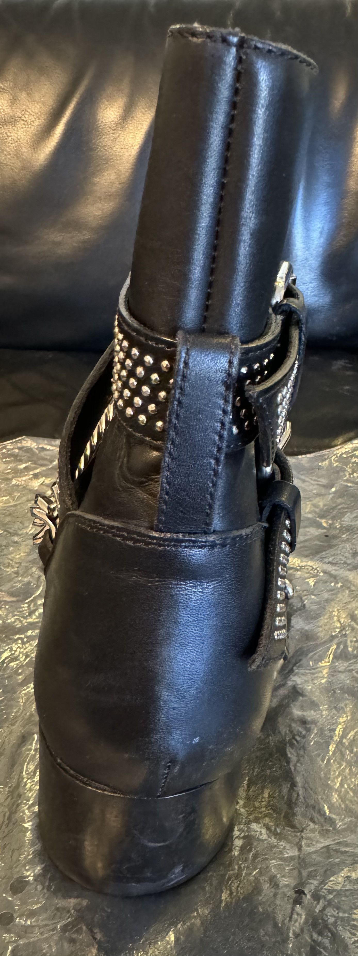 Amiri AMIRI MOTO CHAIN LTHR BOOT Size US 7.5 / EU 40-41 - 7 Thumbnail