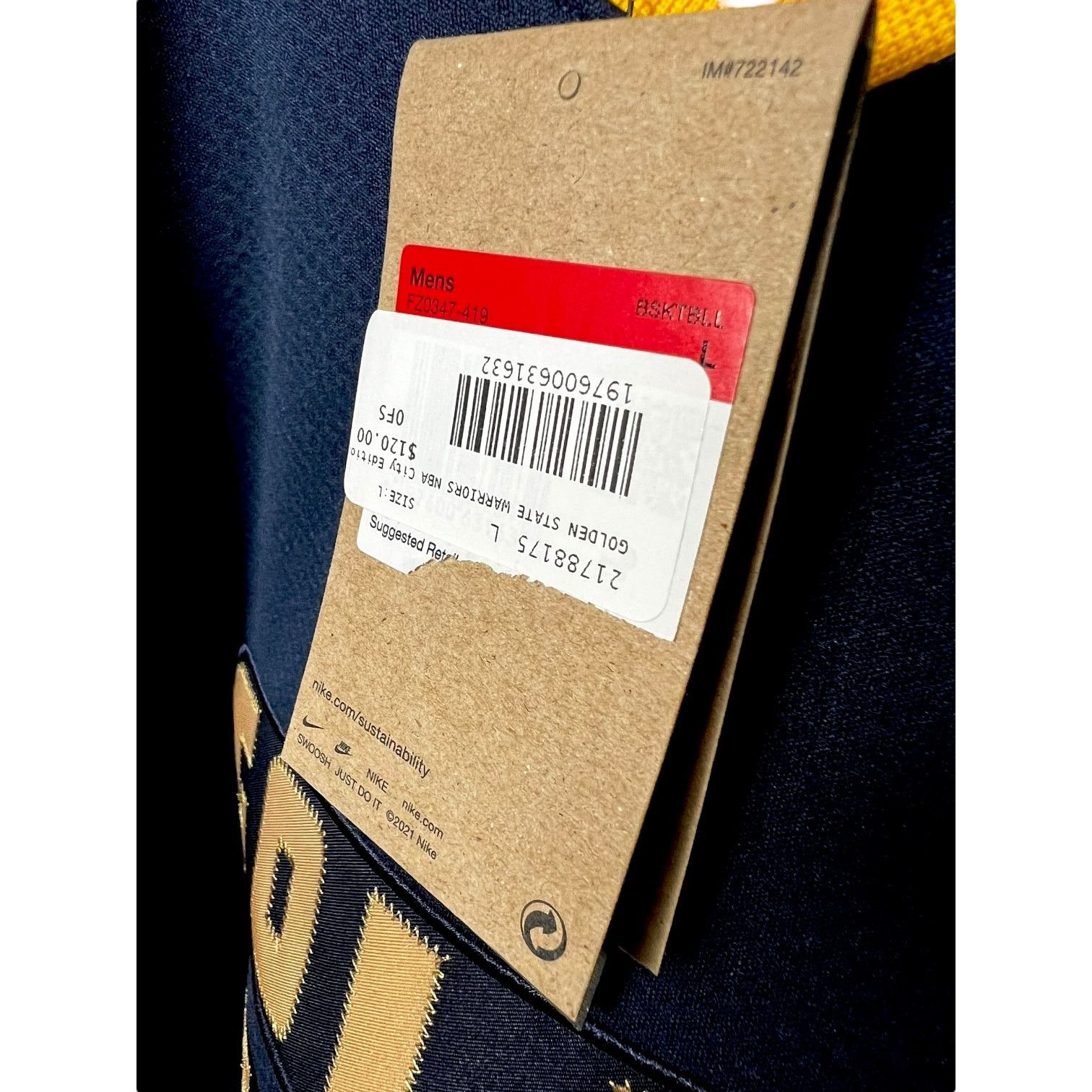 Nike NWT Golden State Warriors City Jersey NBA Nike - $120 Retail Size US L / EU 52-54 / 3 - 5 Thumbnail