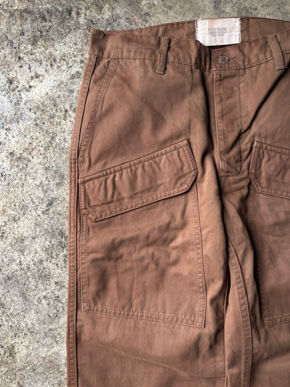 Issey Miyake 2000s Issey Miyake Cabane De Zucca Big Pocket Pants Size US 28 / EU 44 - 3 Thumbnail