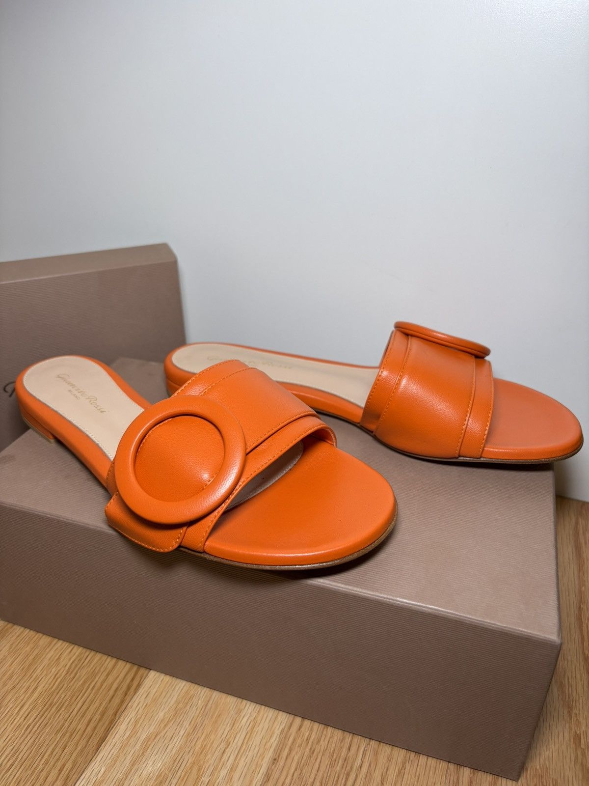Gianvito Rossi Orange sandals Size US 8.5 / IT 38.5 - 2 Thumbnail