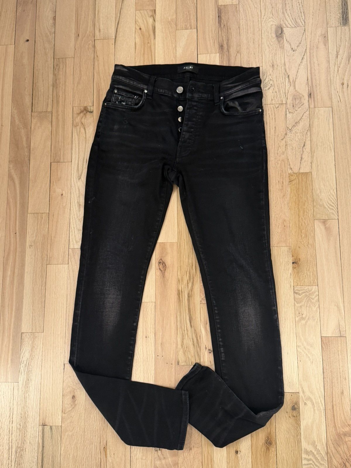 Amiri Black Amiri Jean Size US 31 - 10 Thumbnail