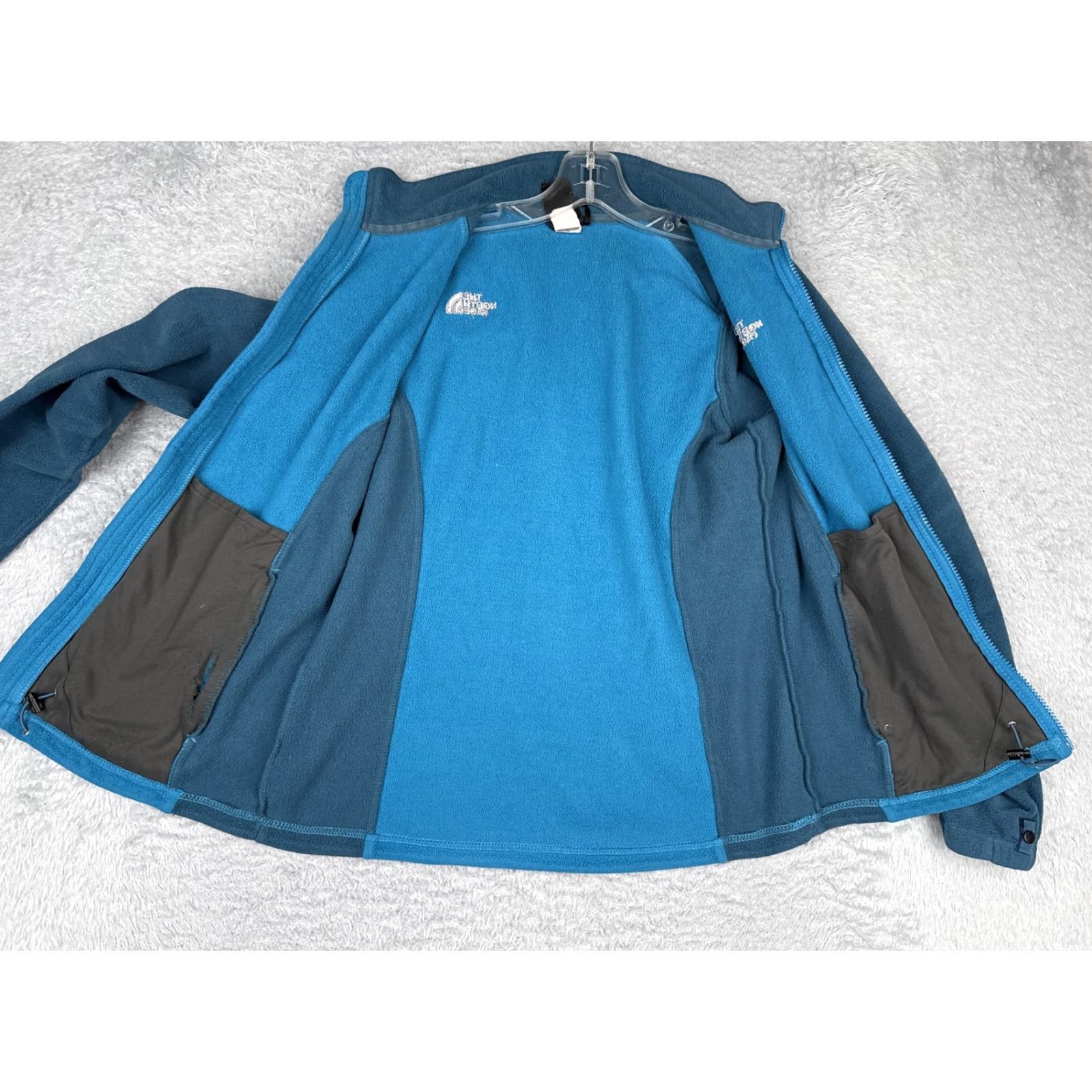 The North Face The North Face Jacket Womens Small Blue Fleece Full Zip Mock Neck Outdoor Hiking Size S / US 4 / IT 40 - 2 Thumbnail