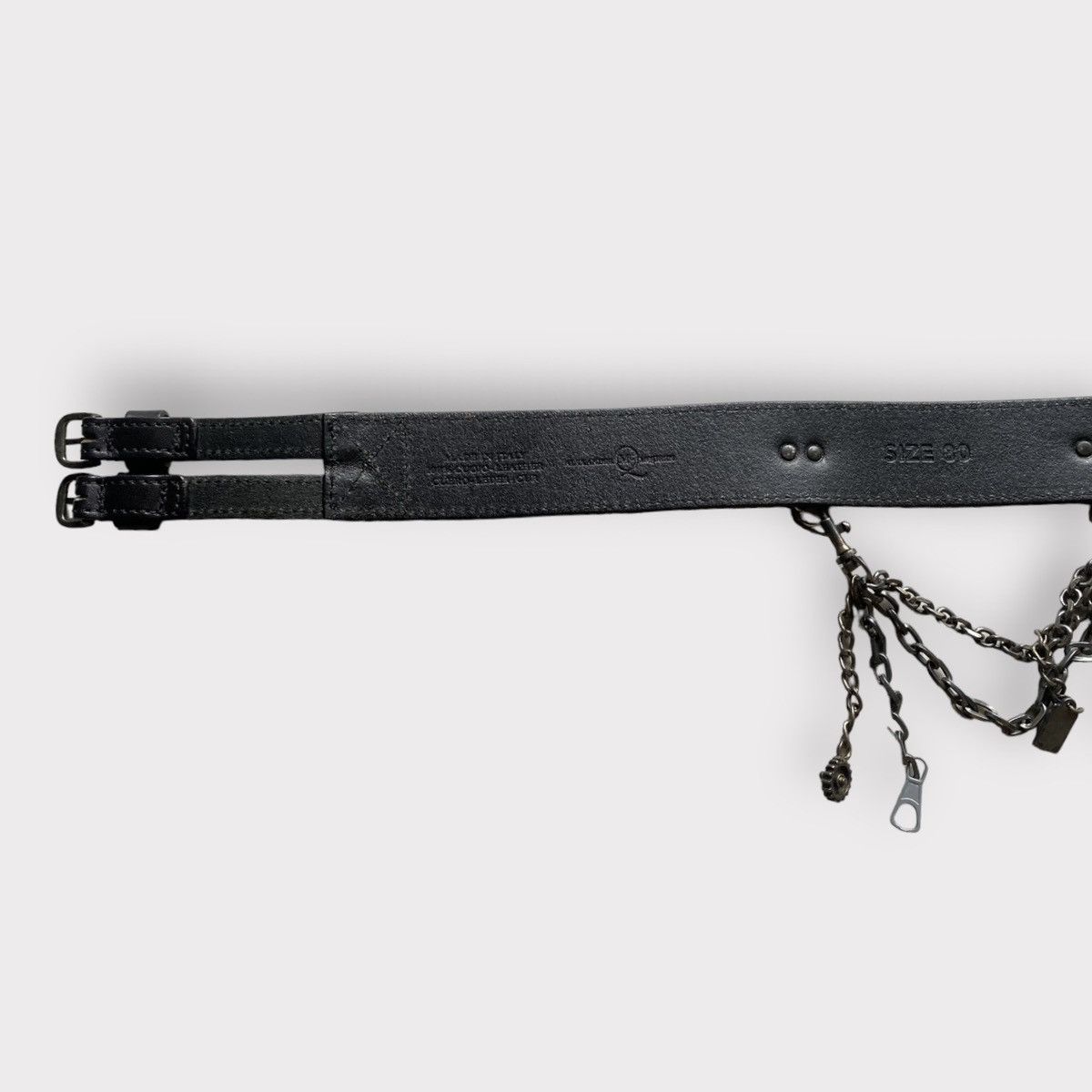Alexander McQueen Alexander McQueen Double Buckle Chains Belt Size ONE SIZE - 6 Thumbnail