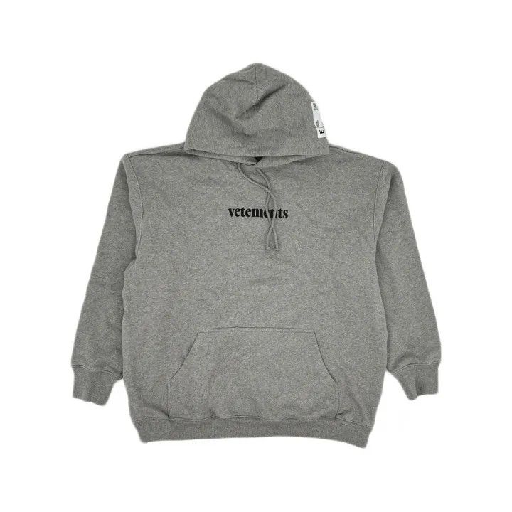 Vetements Vetements Casual Style Gray Hoodie 0079 Size US M / EU 48-50 / 2 - 1 Thumbnail