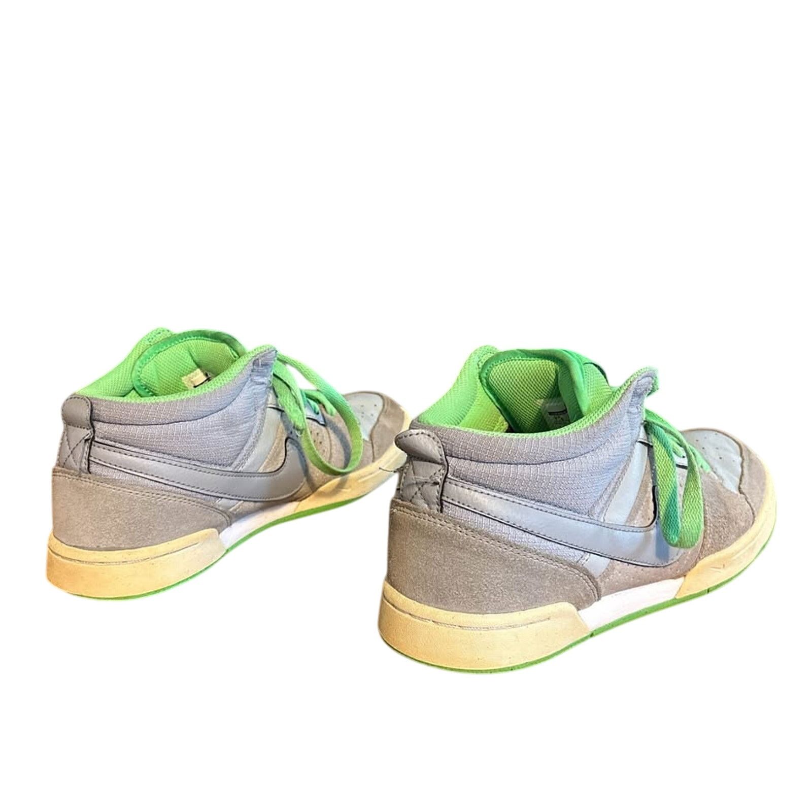 Nike Nike Renzo 2 Mid Gray and neon green Size 7.5 Size US 7.5 / EU 40-41 - 4 Thumbnail
