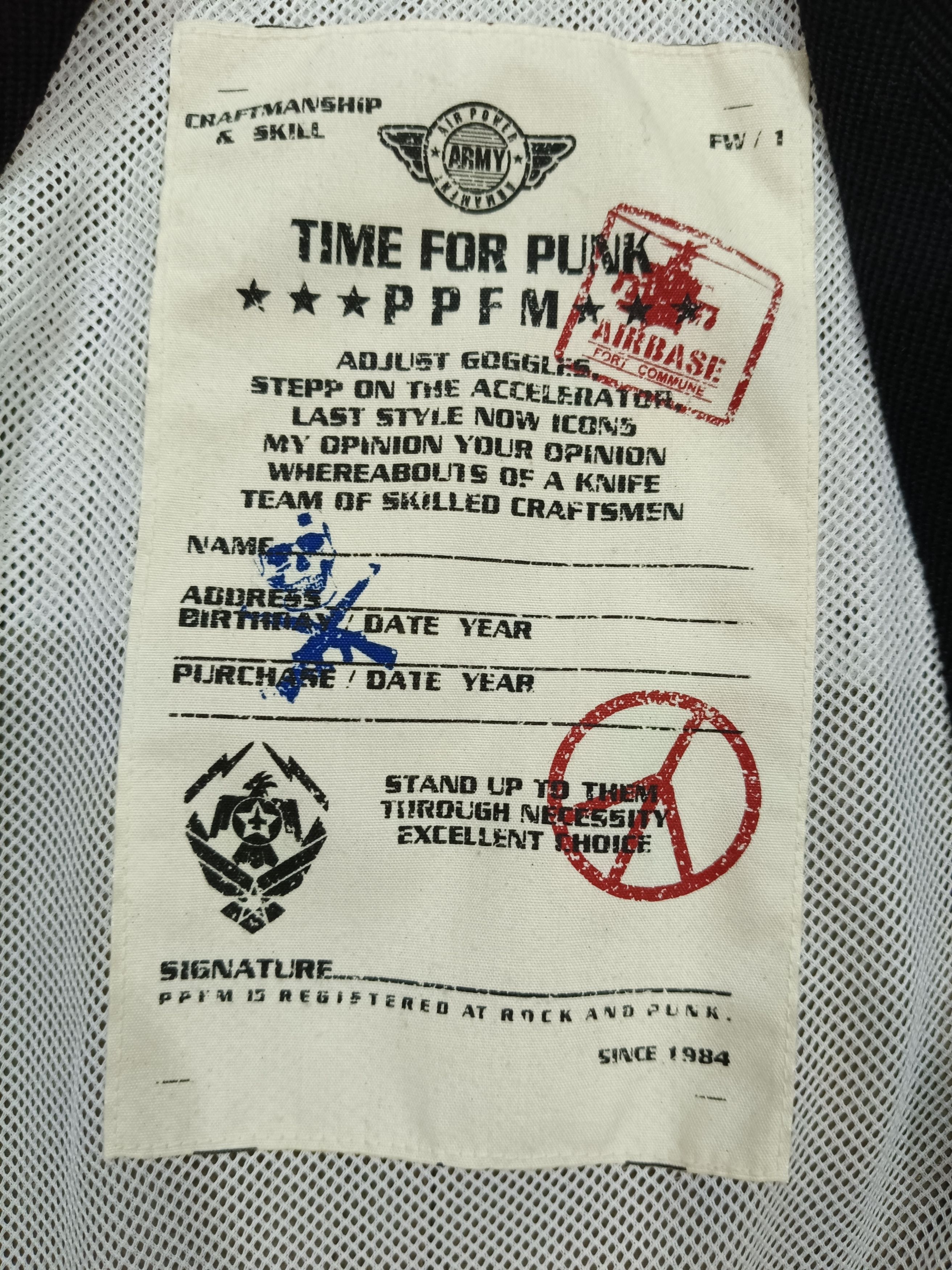 Hysteric Glamour × PPFM × Seditionaries PPFM Time For Punk Double Breast Coat Size US L / EU 52-54 / 3 - 14 Thumbnail