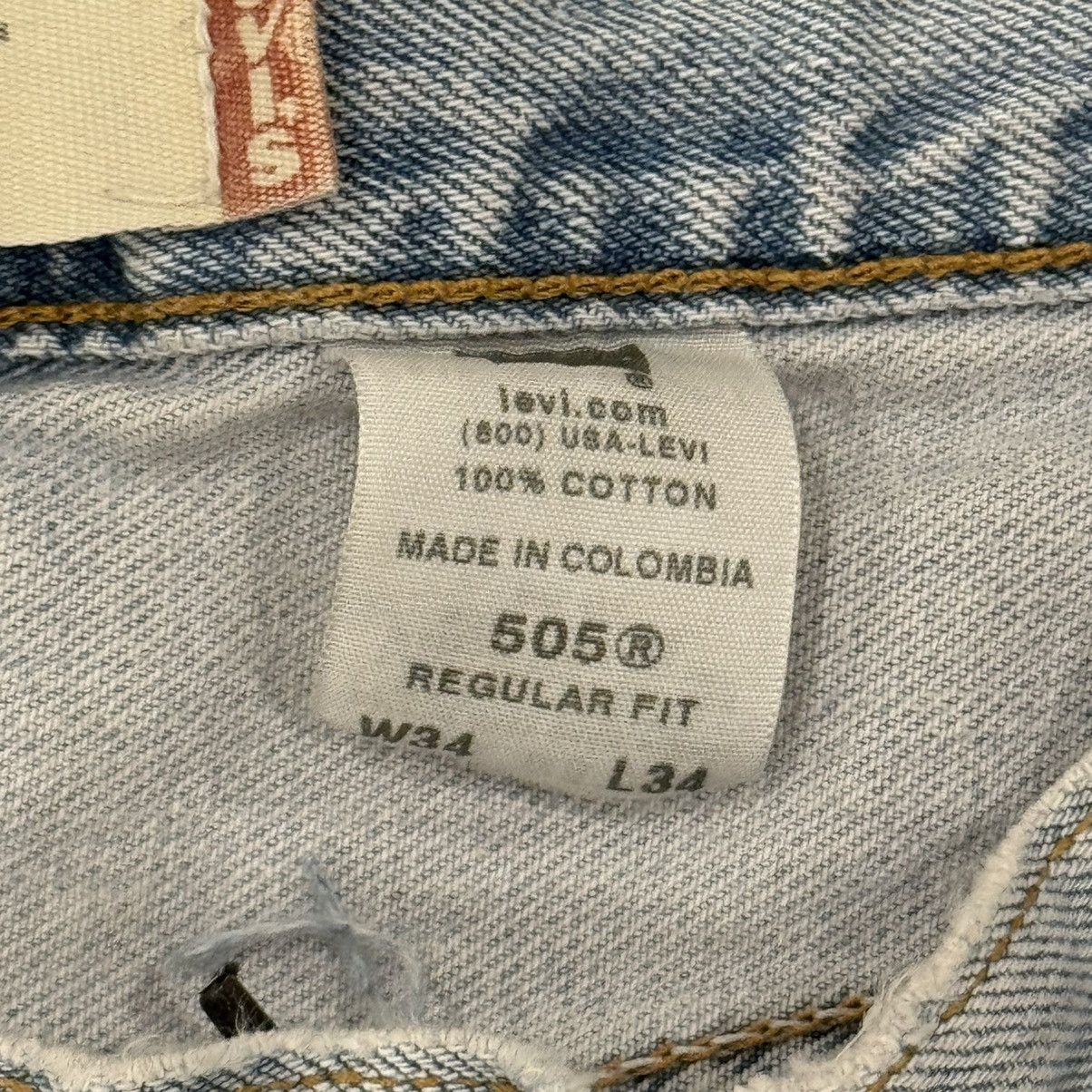 Levi's × Levi's Vintage Clothing × Vintage Levi Regular Fit 505 Size US 34 / EU 50 - 10 Thumbnail