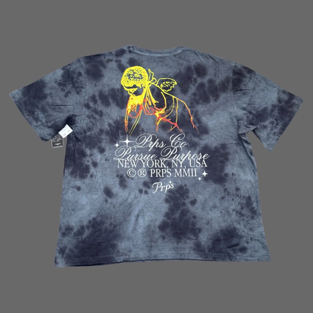 Prps PRPS Goods & Co. Tie-Dye Graphic Tee Size XXL Navy NWT Size US XXL / EU 58 / 5 - 7 Thumbnail