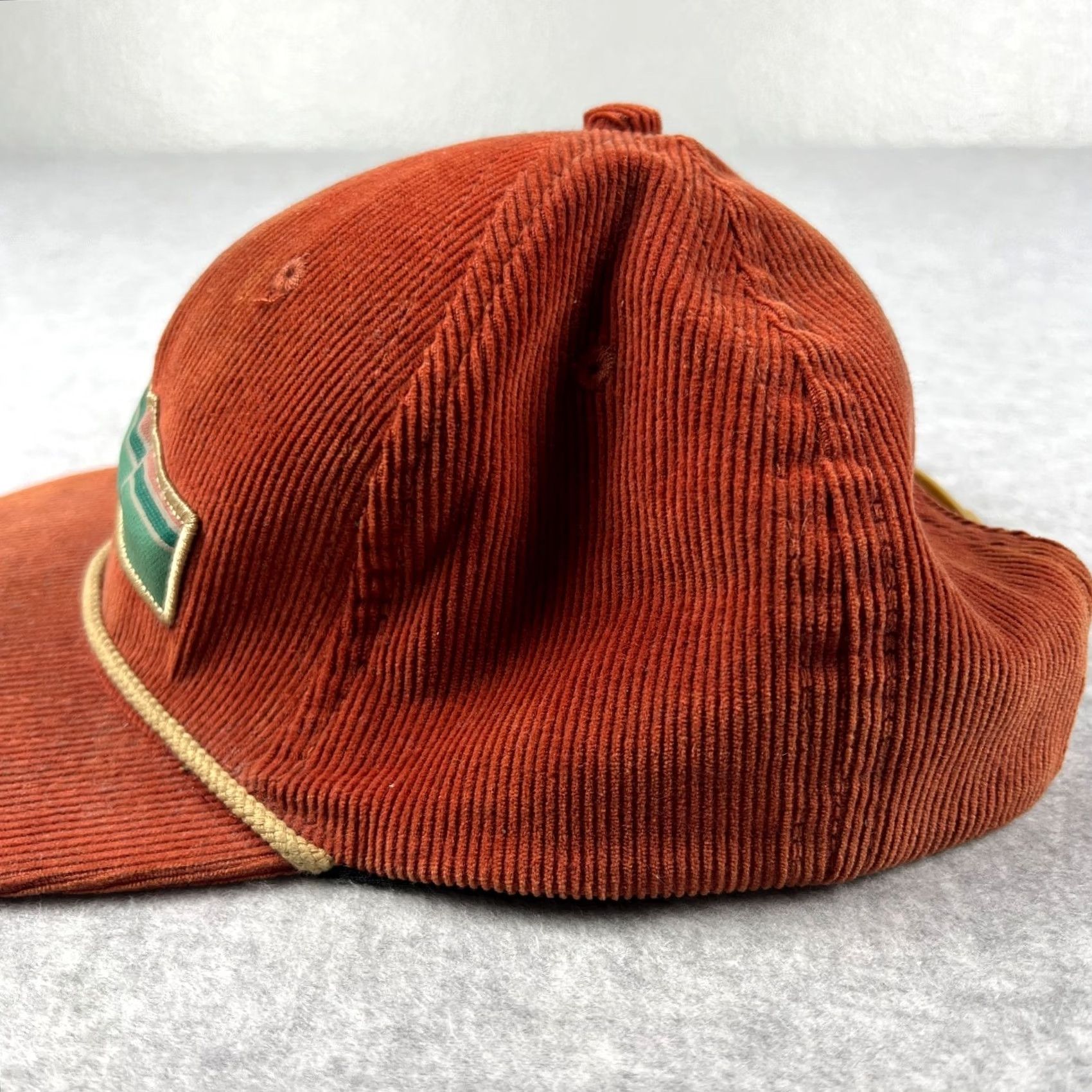 Roper Sendero Corduroy Hat Adult Rope Snapback Adjustable Orange Size ONE SIZE - 5 Thumbnail