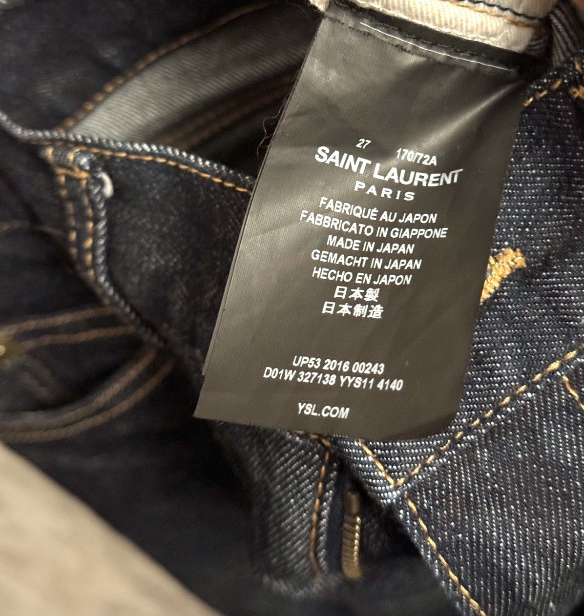Saint Laurent Paris saint laurent slimane men skinny denim jeans 27 2016 Size US 27 - 3 Thumbnail