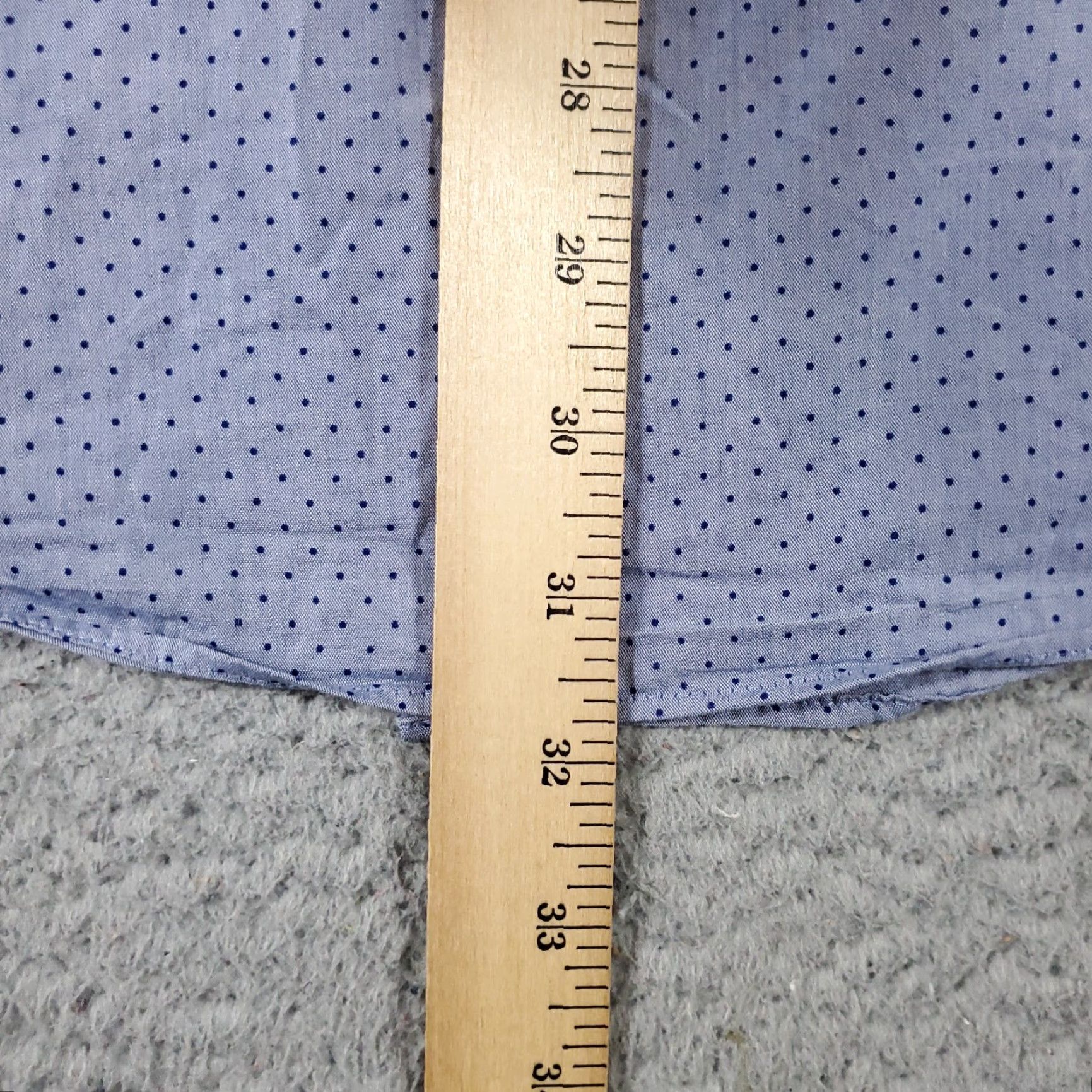 Tommy Hilfiger VINTAGE Tommy Hilfiger Shirt Mens XL Blue Polka Dot Button-Up Long Sleeve casual business formal Size US XL / EU 56 / 4 - 5 Thumbnail