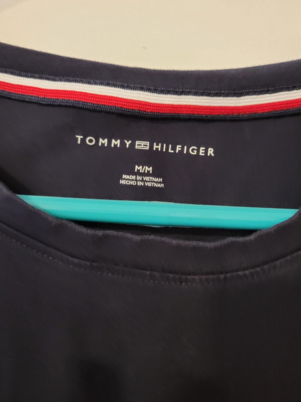 Tommy Hilfiger Tommy Hilfiger Navy Blue Cotton Stretch T-Shirt Dress Size M / US 6-8 / IT 42-44 - 4 Thumbnail