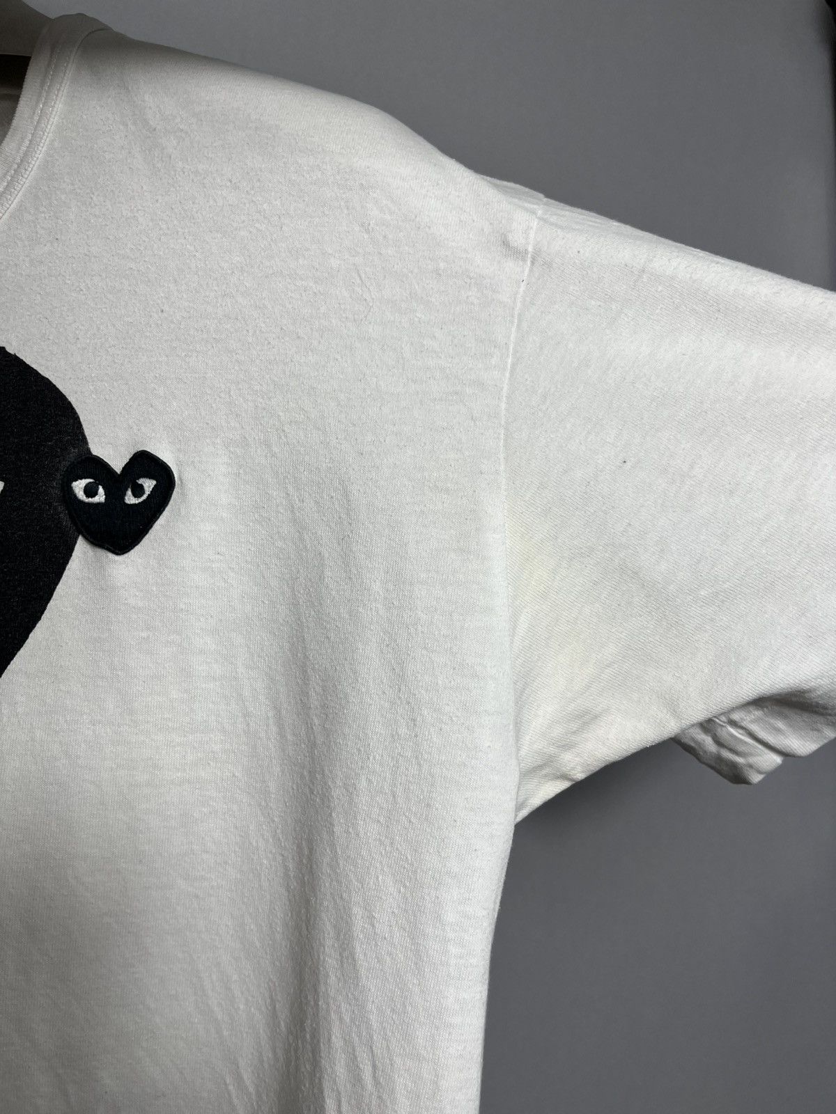 Comme des Garcons COMME DES GARCONS CDG PLAY BLACK HEART WITH BLUE EYES TEE Size US XL / EU 56 / 4 - 7 Thumbnail