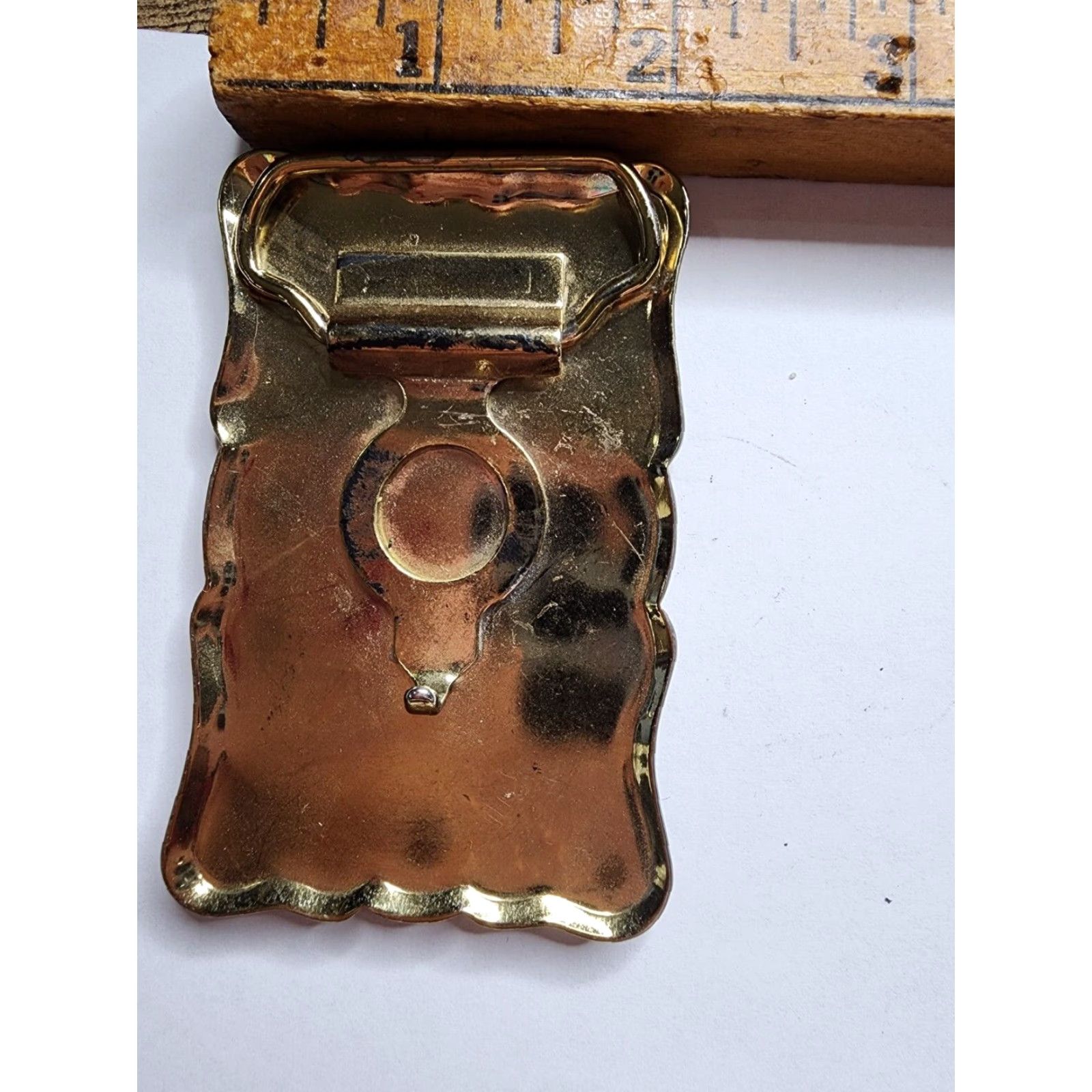 Vintage VINTAGE Locomotive Train Belt Buckle Silver Onlay Metal Belt Buckle Adult One Size Silver Locomotive Theme Vintage Car/Vehicle Mens Size ONE SIZE - 3 Thumbnail