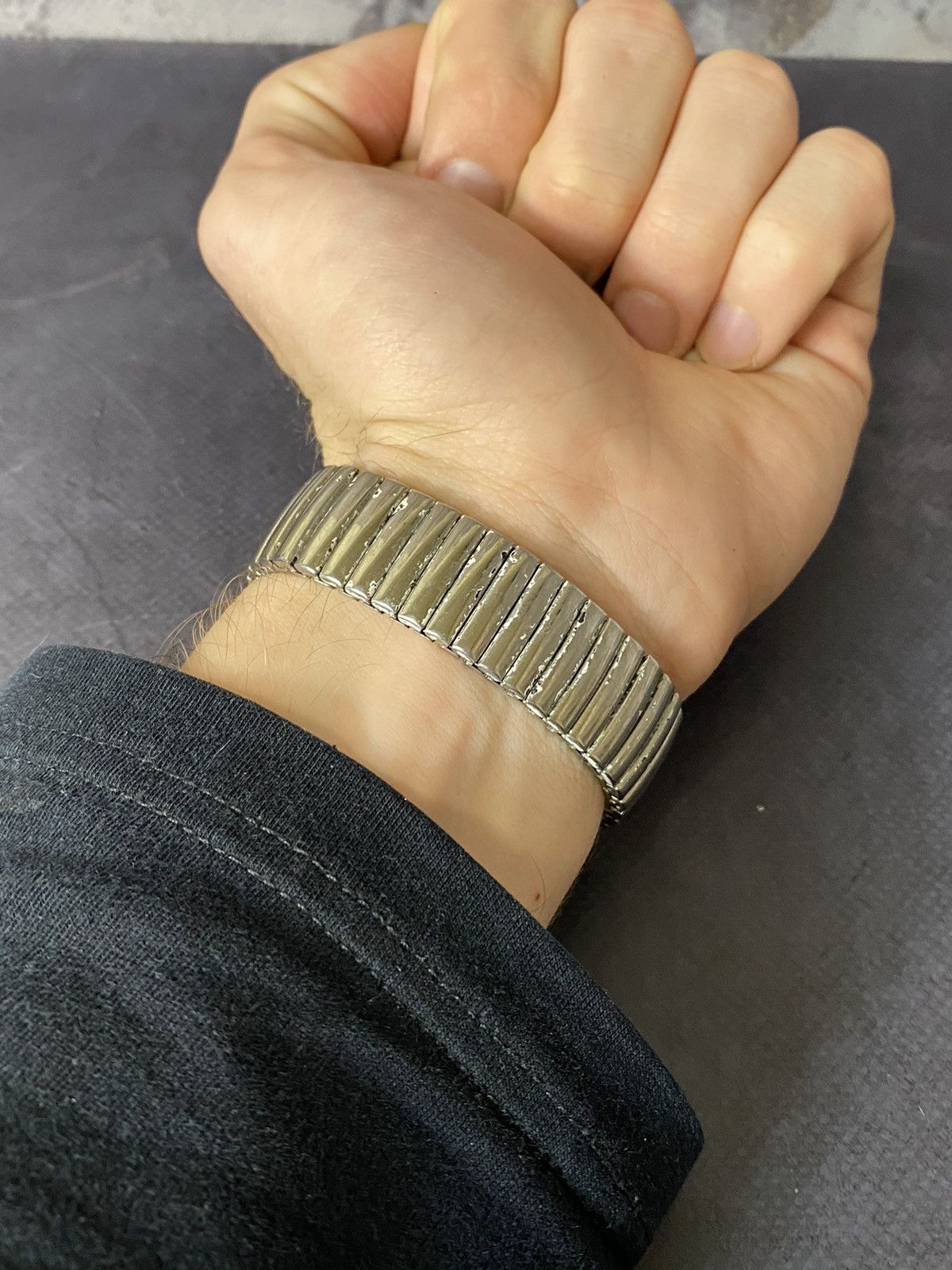 Japanese Brand J.D. DIANA Vintage Distressed Grunge Watch with Elastic Band Size ONE SIZE - 6 Thumbnail