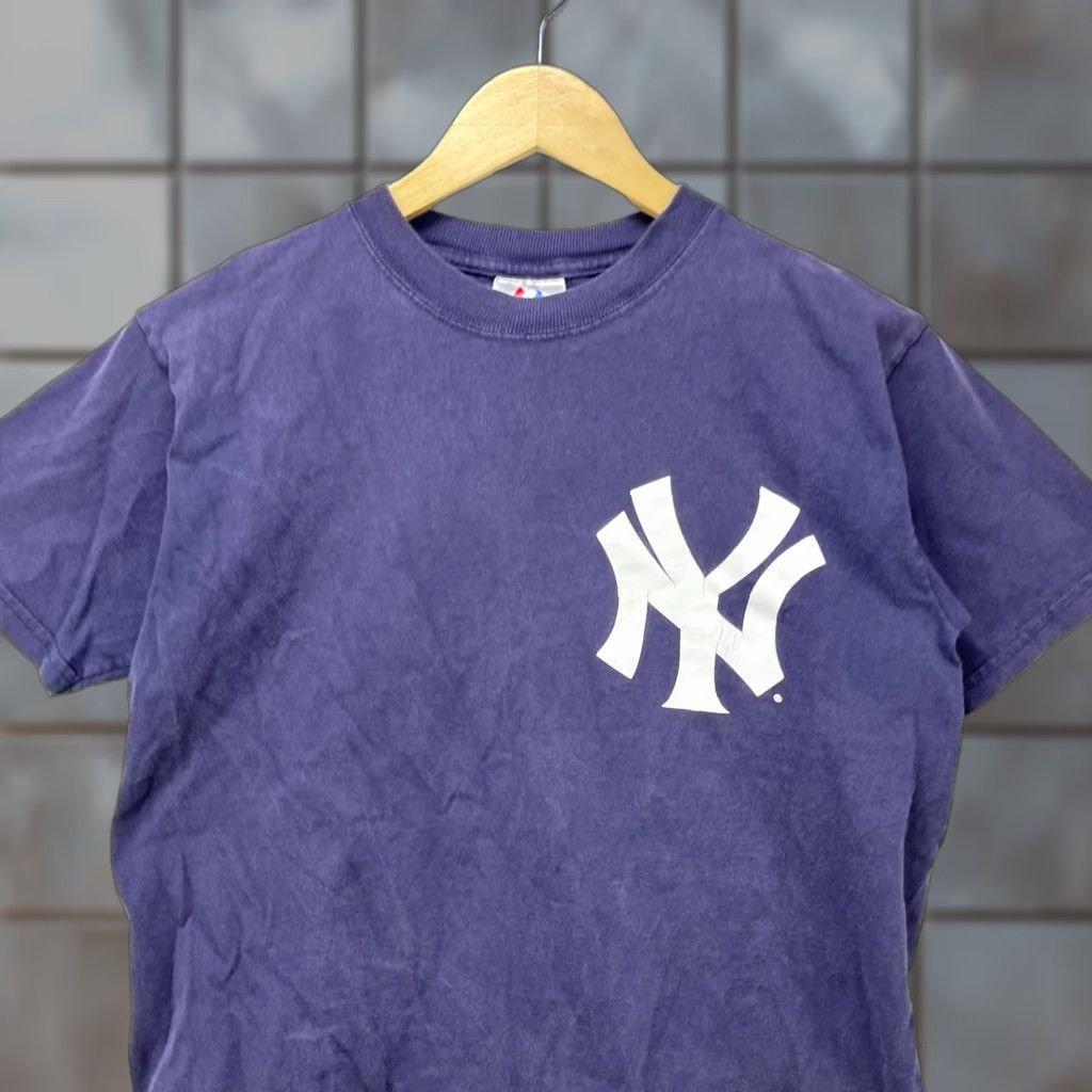 Vintage VINTAGE New York Yankees T-Shirt XS Men Blue 90s Johnny Damon Shirts, Tiger NY Size US XS / EU 42 / 0 - 1 Thumbnail