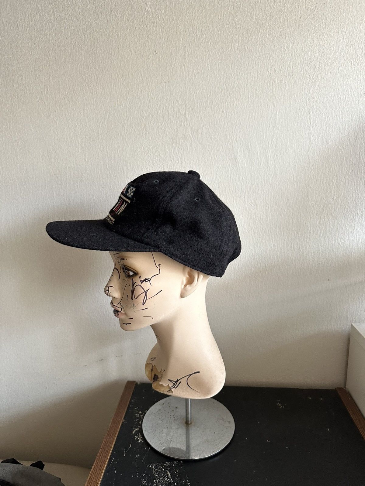 Vintage 1990s Van Jac Racing Sports Wear Specialist Wool Cap Size ONE SIZE - 4 Thumbnail