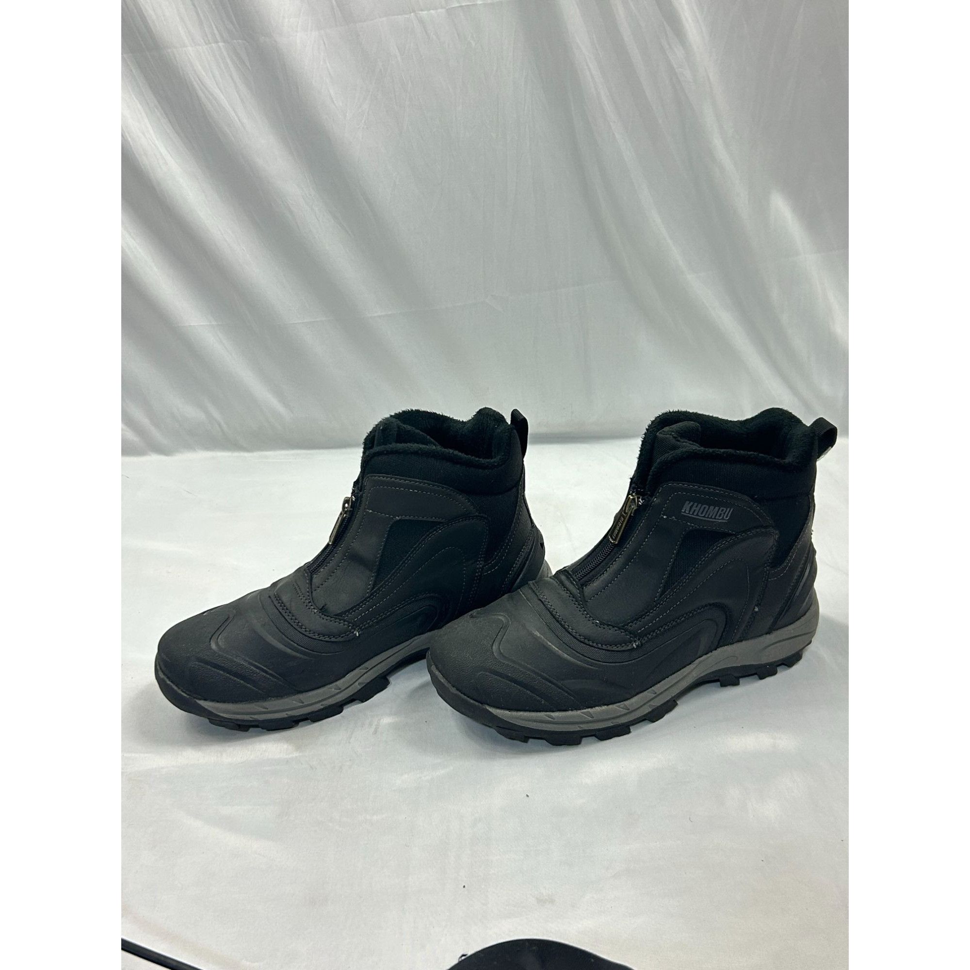 Other Khombu Mason Boots Women Size 10M Black Winter Ankle Zip Fau Size US 10 / IT 40 - 5 Thumbnail