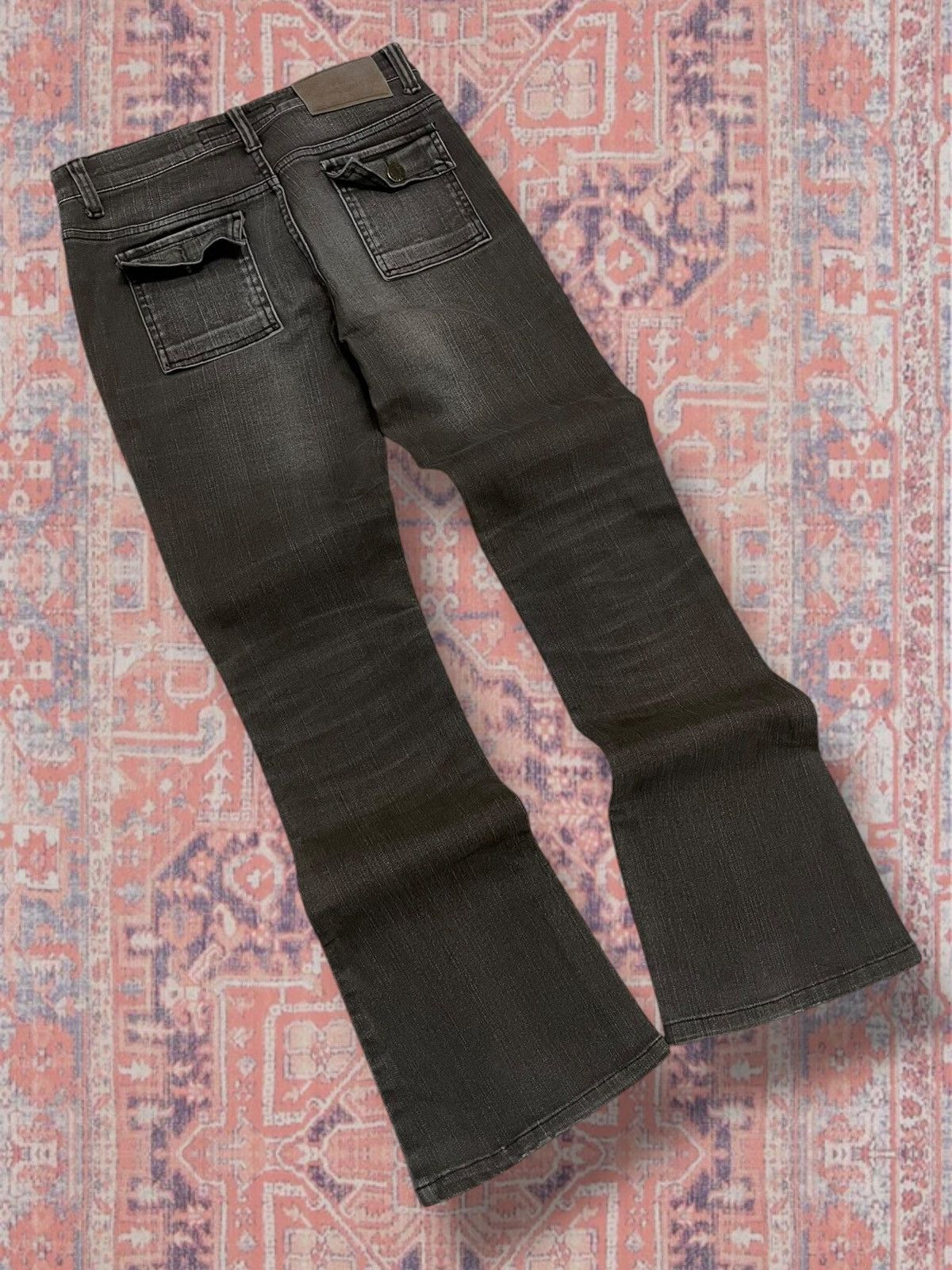 Japanese Brand Vintage 1990s Japan Designer Coupe De Beaute Flared Denim Size US 27 - 9 Thumbnail