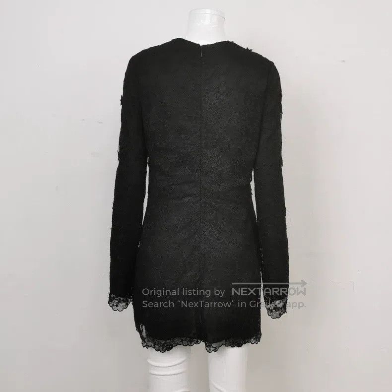Saint Laurent Paris Saint Laurent Paris Black Lace Dress Size XS / US 0-2 / IT 36-38 - 2 Thumbnail