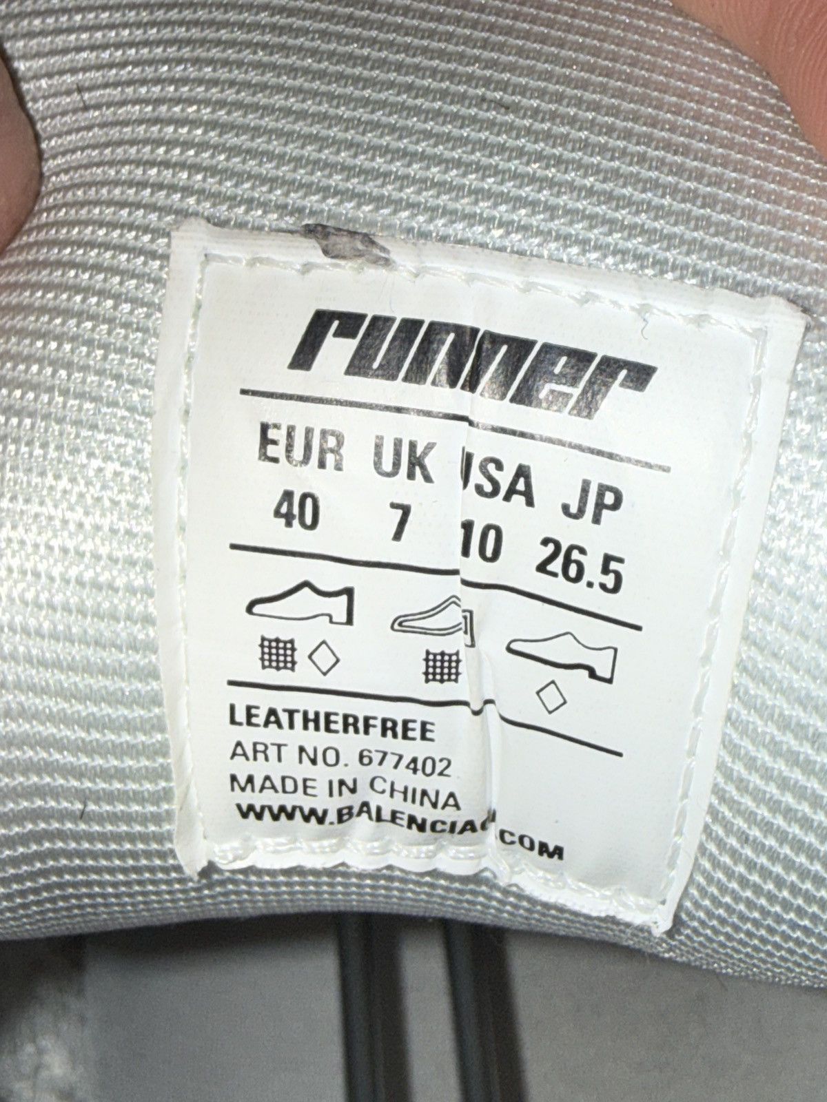 Balenciaga Balenciaga Runner Multicolour Size US 7 / EU 40 - 9 Thumbnail