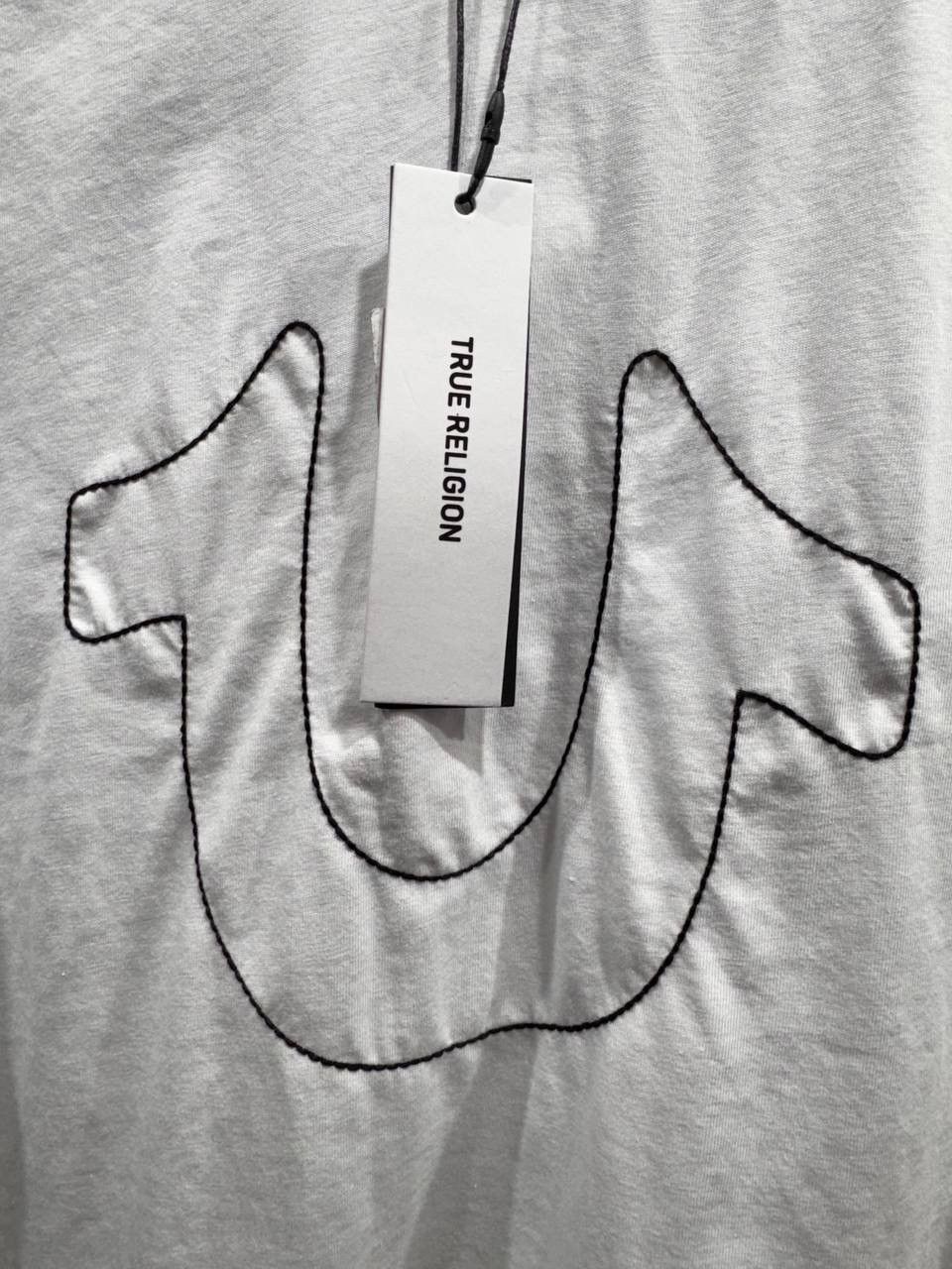 True Religion True Religion White Cropped T-Shirt Big Logo Stitch Front Size S / US 4 / IT 40 - 3 Thumbnail