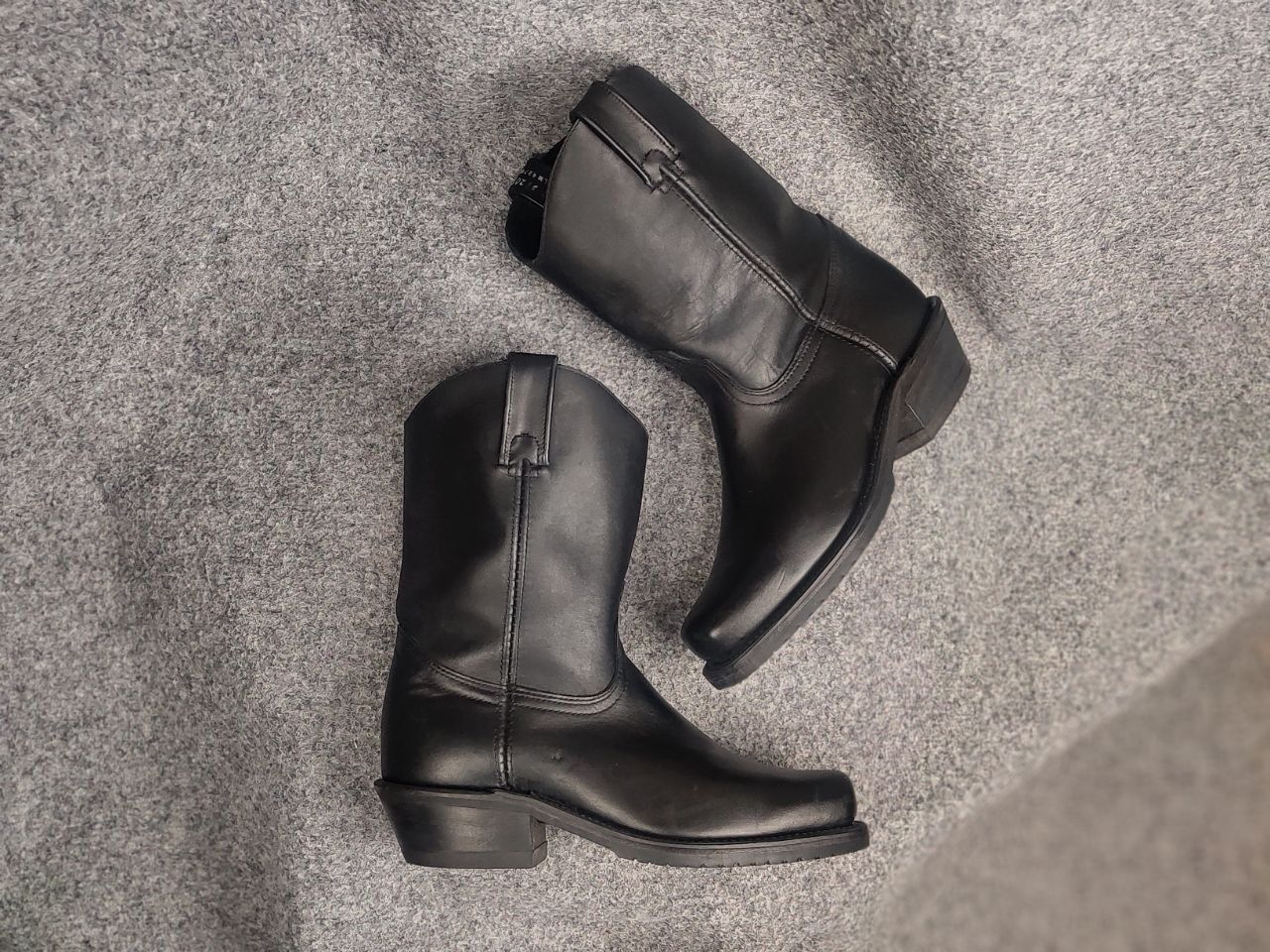 Canada West Canada West Leather Motorcycle square toe ankleVintage Boots Size US 8 / IT 38 - 16 Thumbnail