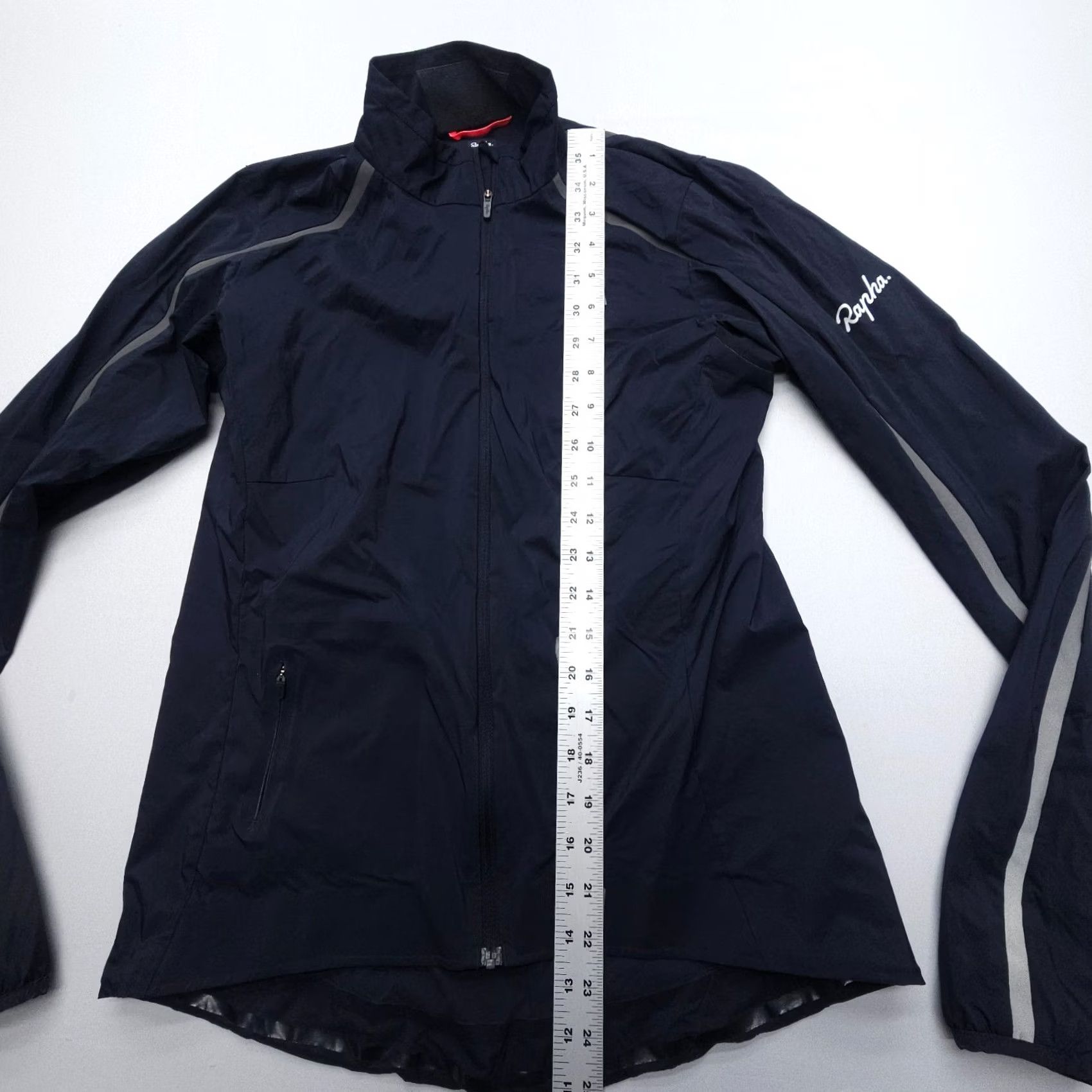 Rapha Rapha Classic Wind Jacket II Womens Small Black Reflective Cycling Walking Light Jacket Size S / US 4 / IT 40 - 7 Thumbnail