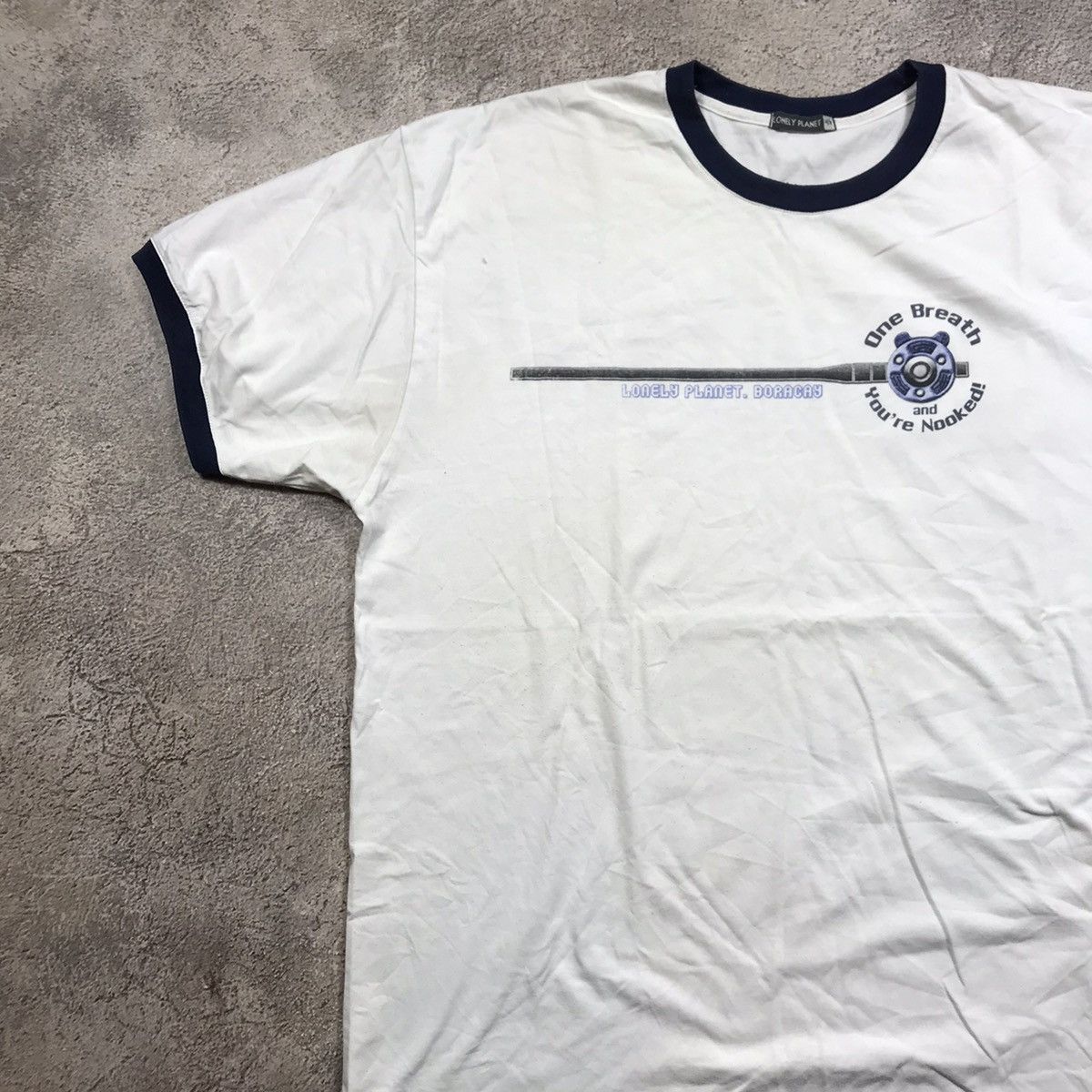 Vintage Vintage 90s Sun Faded Ringer Graphic Tee Skate Streetwear XL Size US XL / EU 56 / 4 - 2 Thumbnail