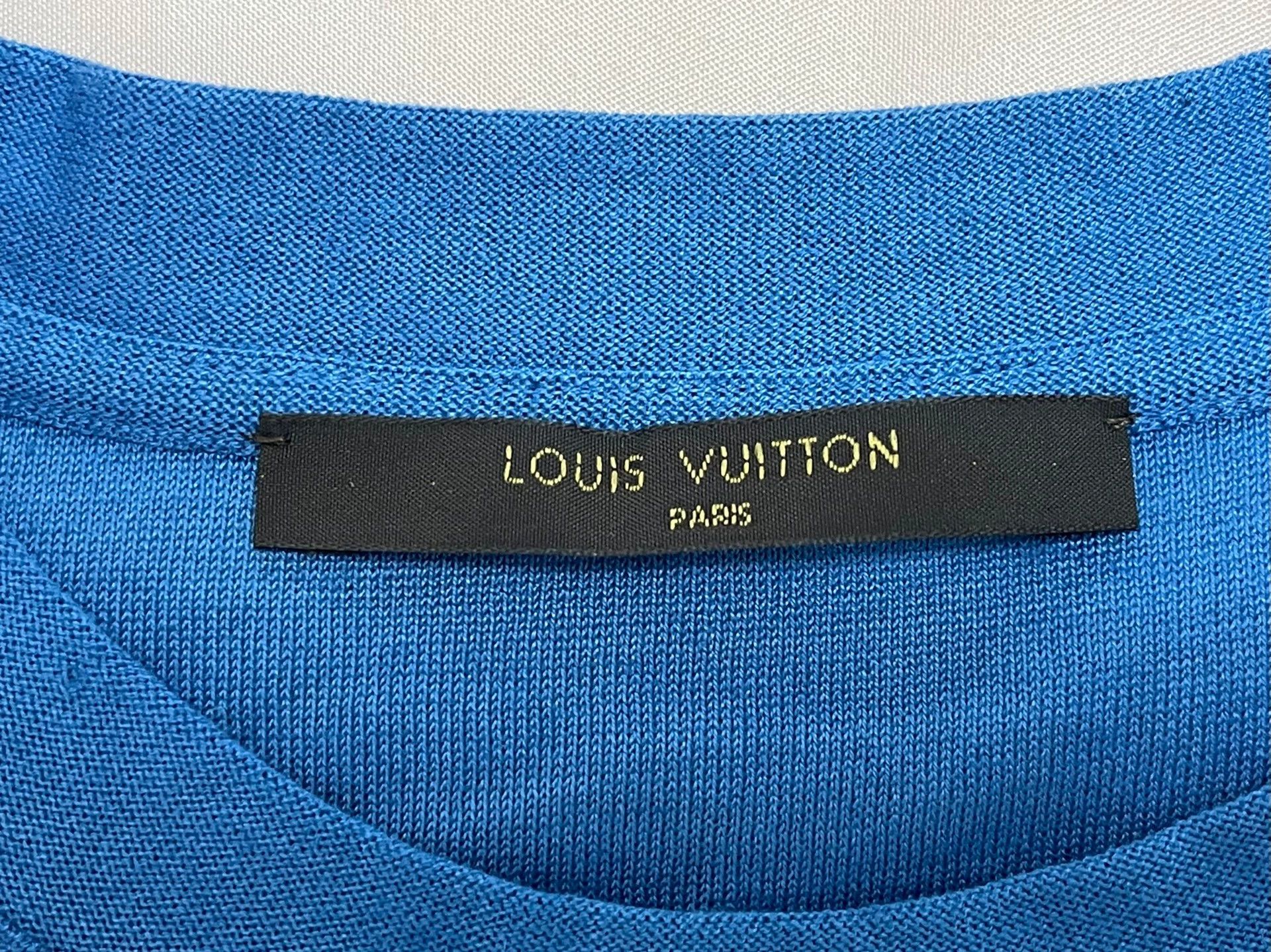 Louis Vuitton Louis Vuitton Crane Blue Men's M Tee Size US M / EU 48-50 / 2 - 3 Thumbnail