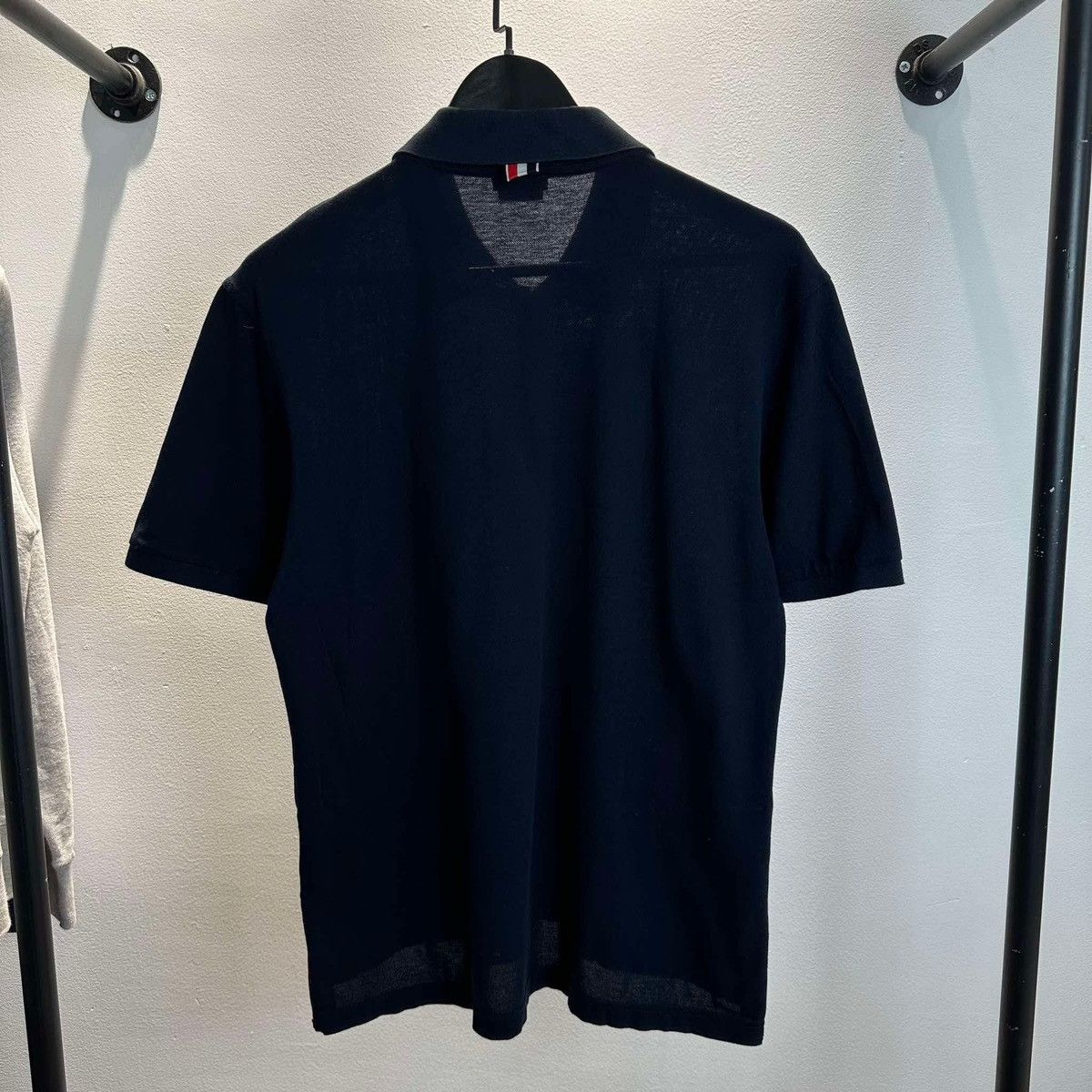 Japanese Brand × Thom Browne THOM BROWNE STRIPED POLO SHIRT Size US L / EU 52-54 / 3 - 2 Thumbnail