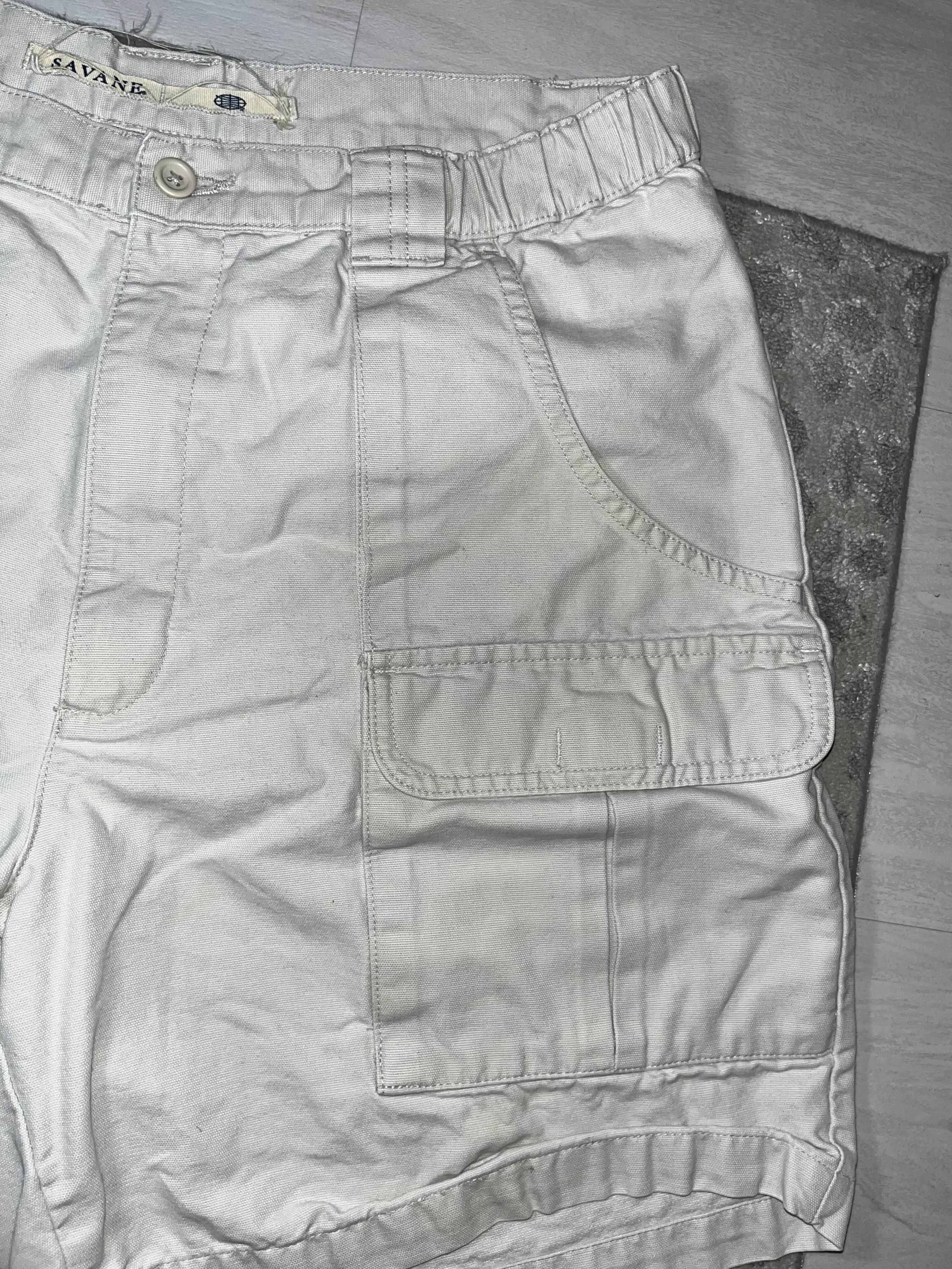 Savane Cream Savane Cargo Shorts Size US 34 / EU 50 - 4 Thumbnail