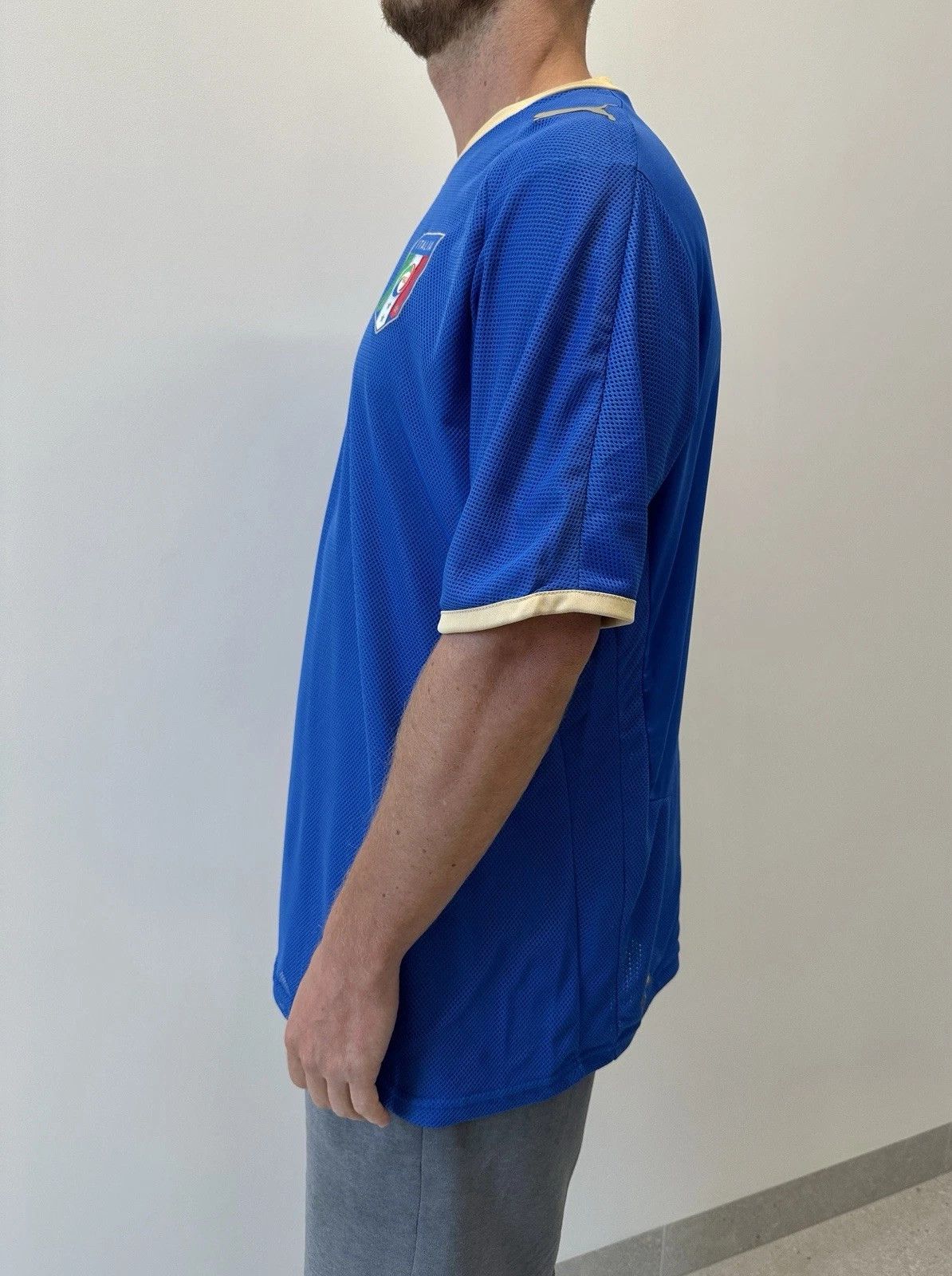 Puma National Team Italy 2008 2009 Home Jersey Soccer Football Size US L / EU 52-54 / 3 - 3 Thumbnail