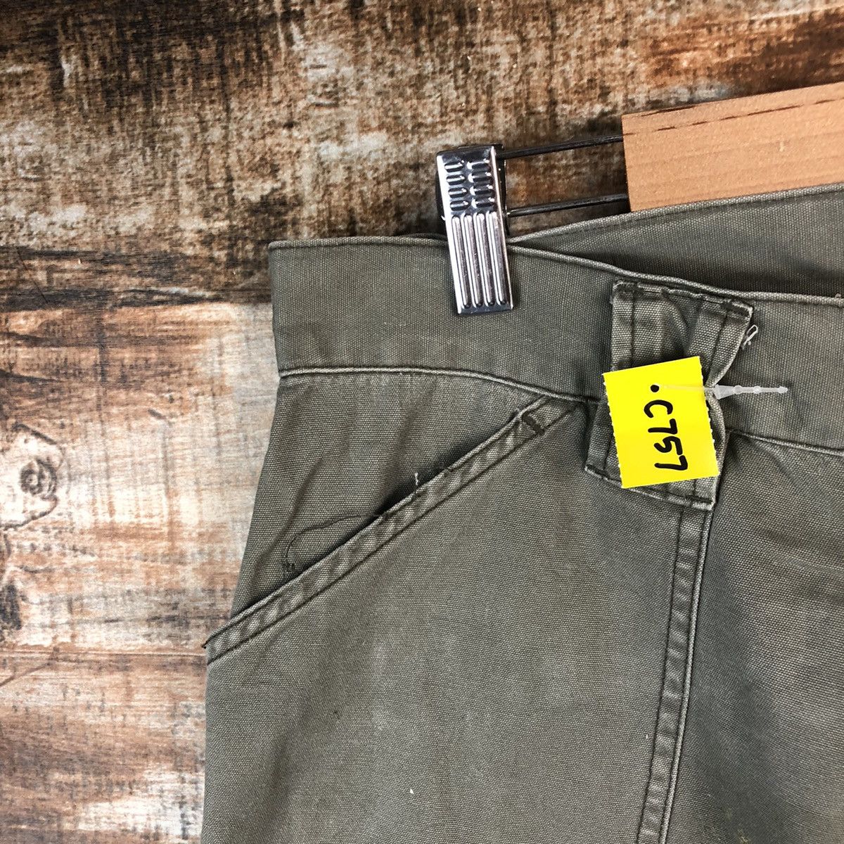 Japanese Brand DL Top Jaunty Green Cargo Multipocket Pants #C757 Size US 32 / EU 48 - 7 Thumbnail