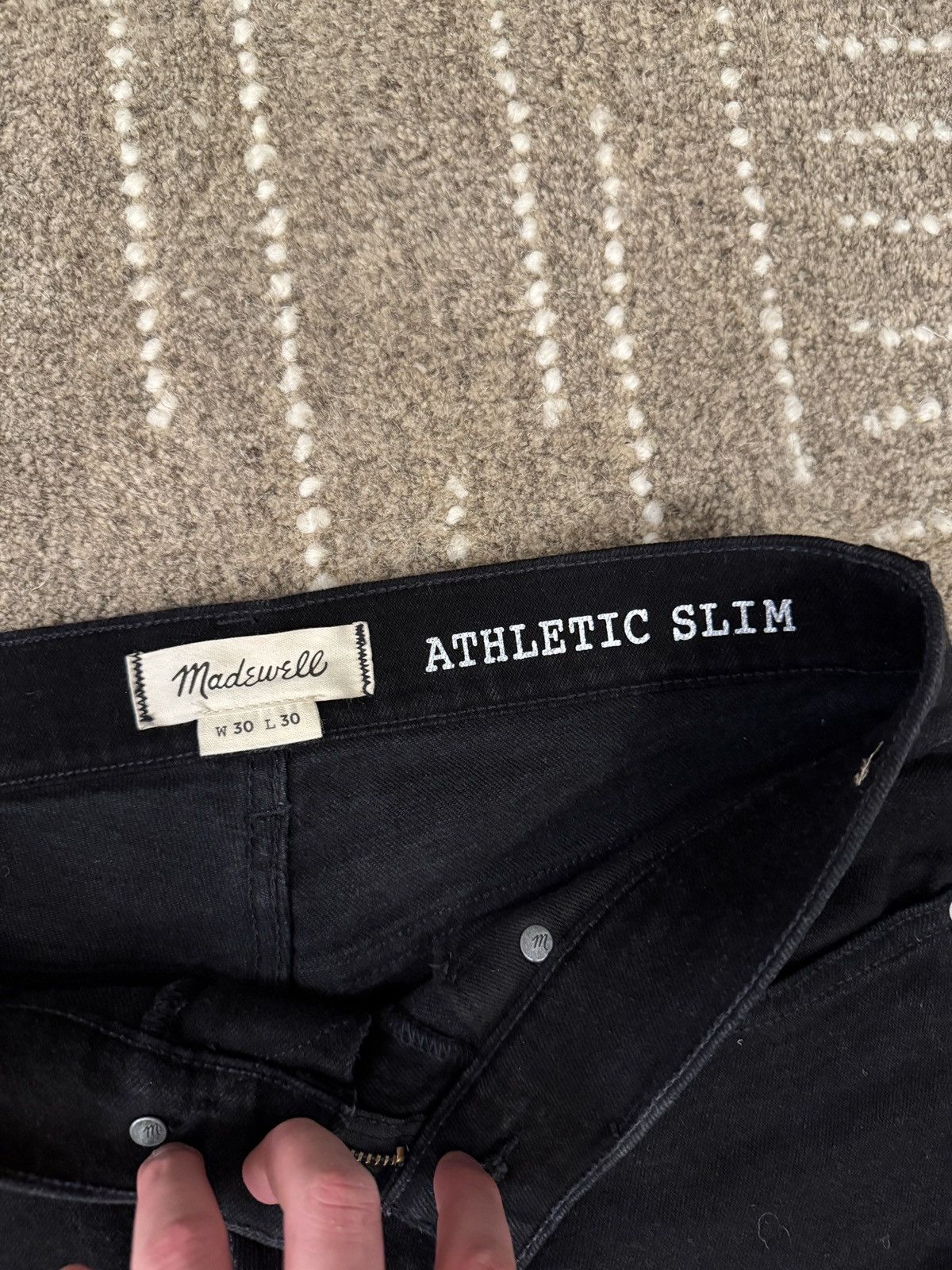 Madewell 🔥Madewell🔥Athletic Slim Denim Jeans 30x30 Size US 30 / EU 46 - 4 Thumbnail