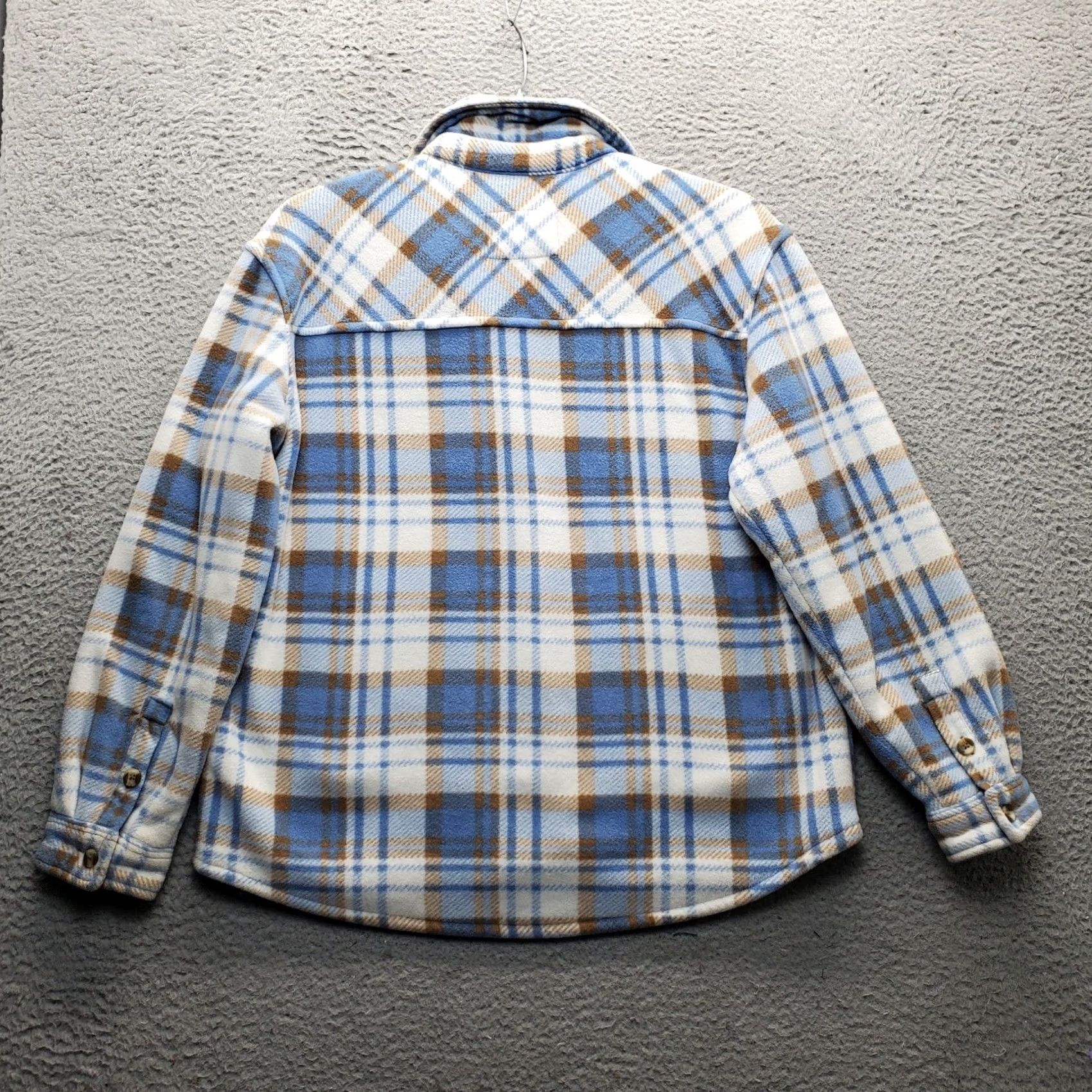 Vintage Sage Collective Jacket Womens L Multi Plaid Sherpa Lined Soft Fleece Shacket Collared Size L / US 10 / IT 46 - 2 Thumbnail