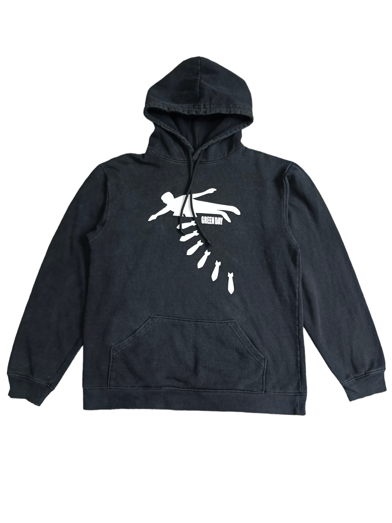 Band Tees × Vintage VINTAGE 2000s FADED GREEN DAY HOODIE Size US M / EU 48-50 / 2 - 1 Thumbnail