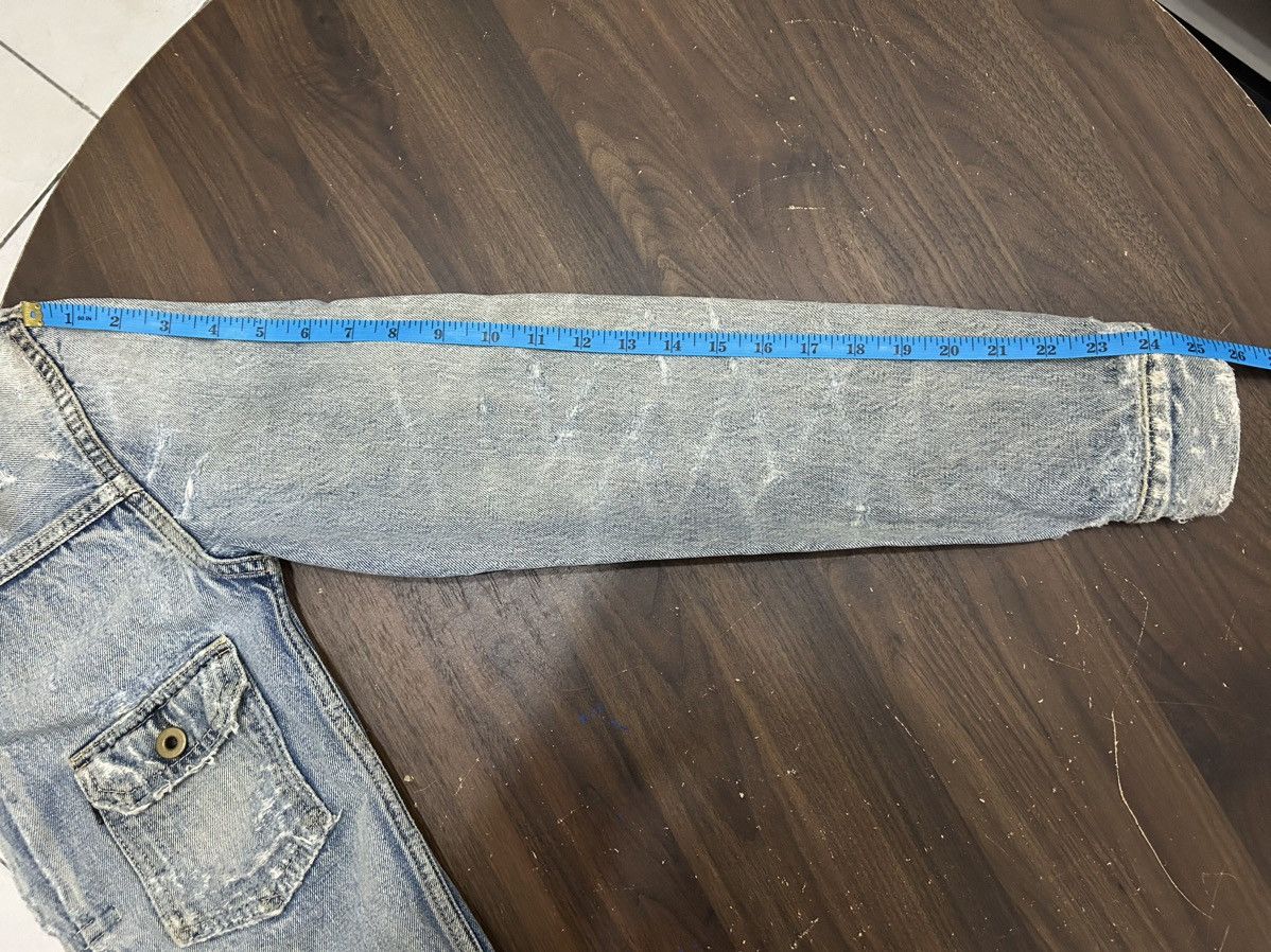 If Six Was Nine Wjk Distressed Denim Jacket Size US L / EU 52-54 / 3 - 21 Thumbnail