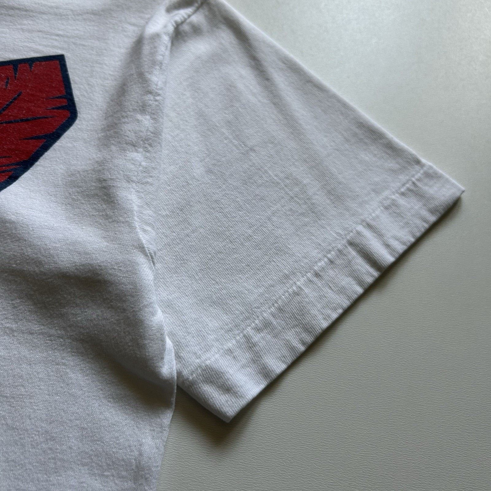 Fruit Of The Loom Vintage Cleveland Indians T Shirt Medium 90s MLB Logo Art Size US M / EU 48-50 / 2 - 4 Thumbnail