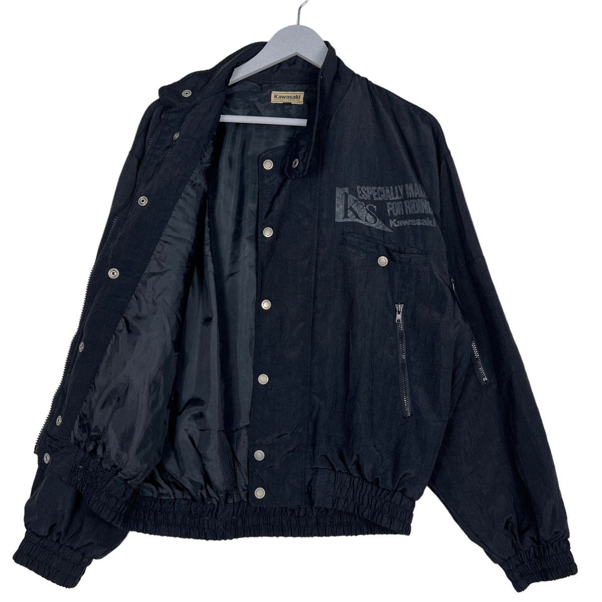 Vintage 🔥 VINTAGE KAWASAKI K'S RIDING BOMBER JACKET Size US L / EU 52-54 / 3 - 9 Thumbnail