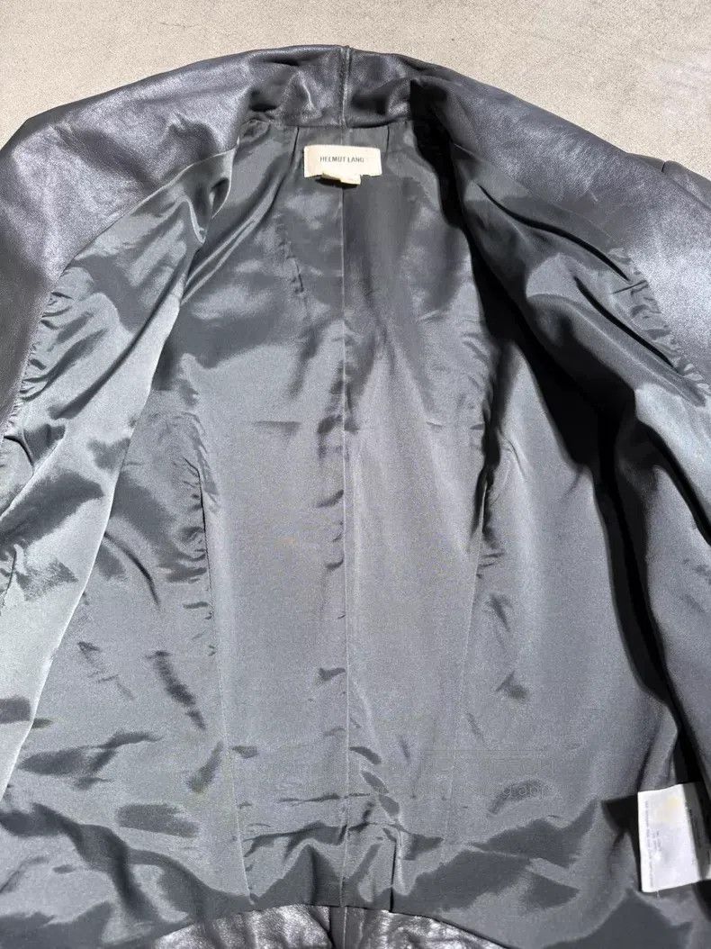 Helmut Lang Helmut Lang Black Leather Jacket Classic Soft and Textured Size US S / EU 44-46 / 1 - 3 Thumbnail