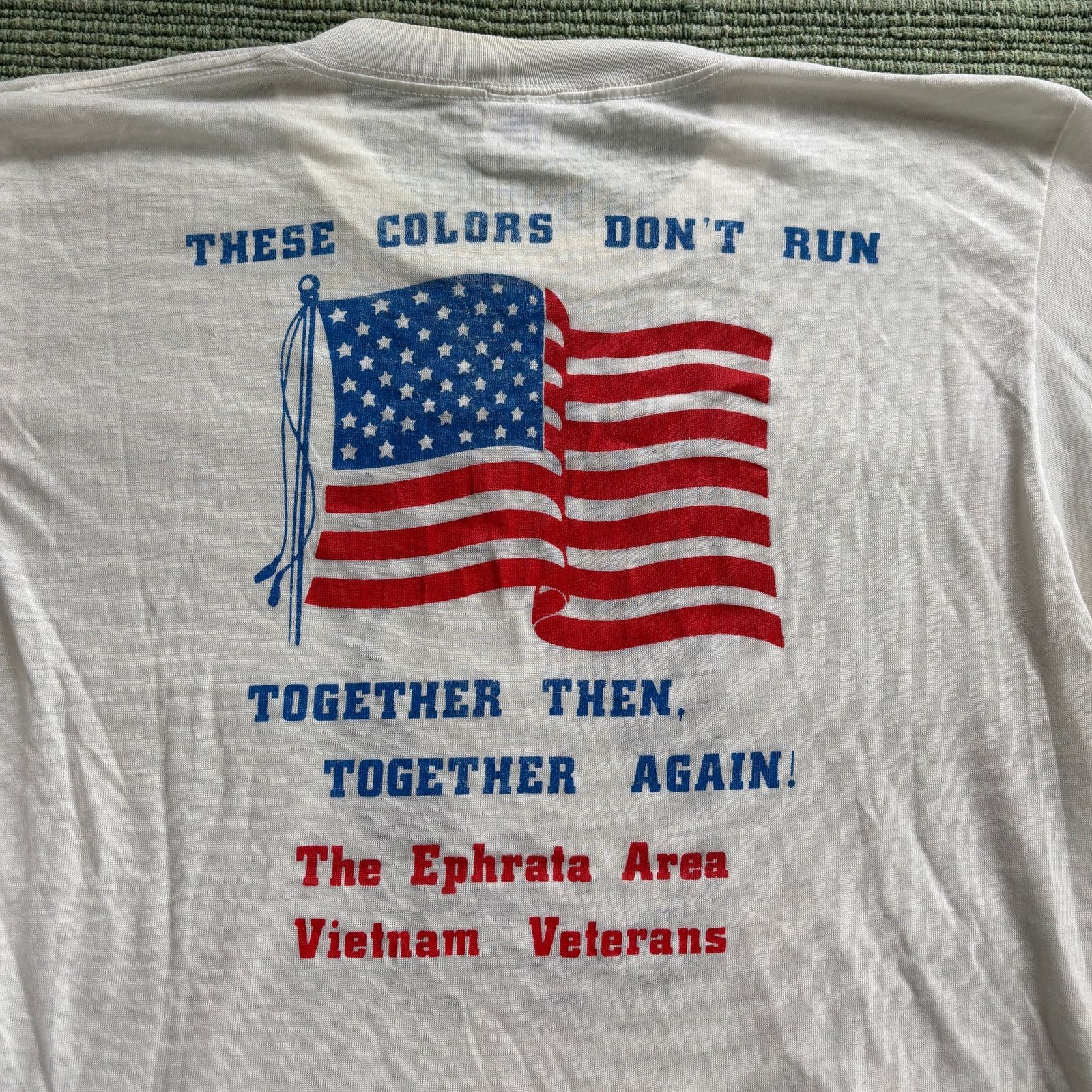 Vintage Vintage 80s POW MIA Thin Single Stitched Tee Shirt Sz L Size US L / EU 52-54 / 3 - 8 Thumbnail