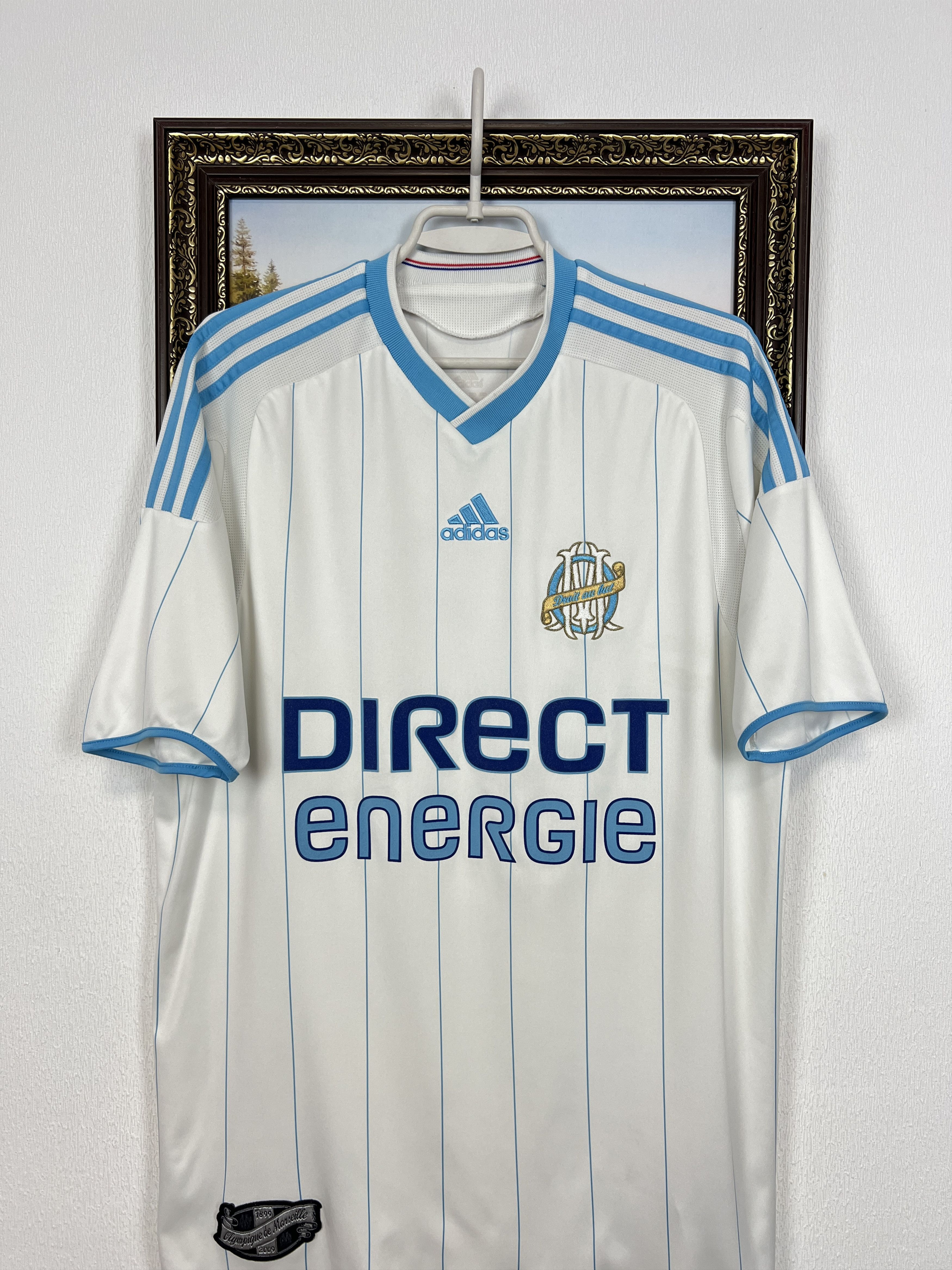 Adidas Olympique Marseille football shirt Soccer Adidas Tee Hype Size US M / EU 48-50 / 2 - 2 Thumbnail