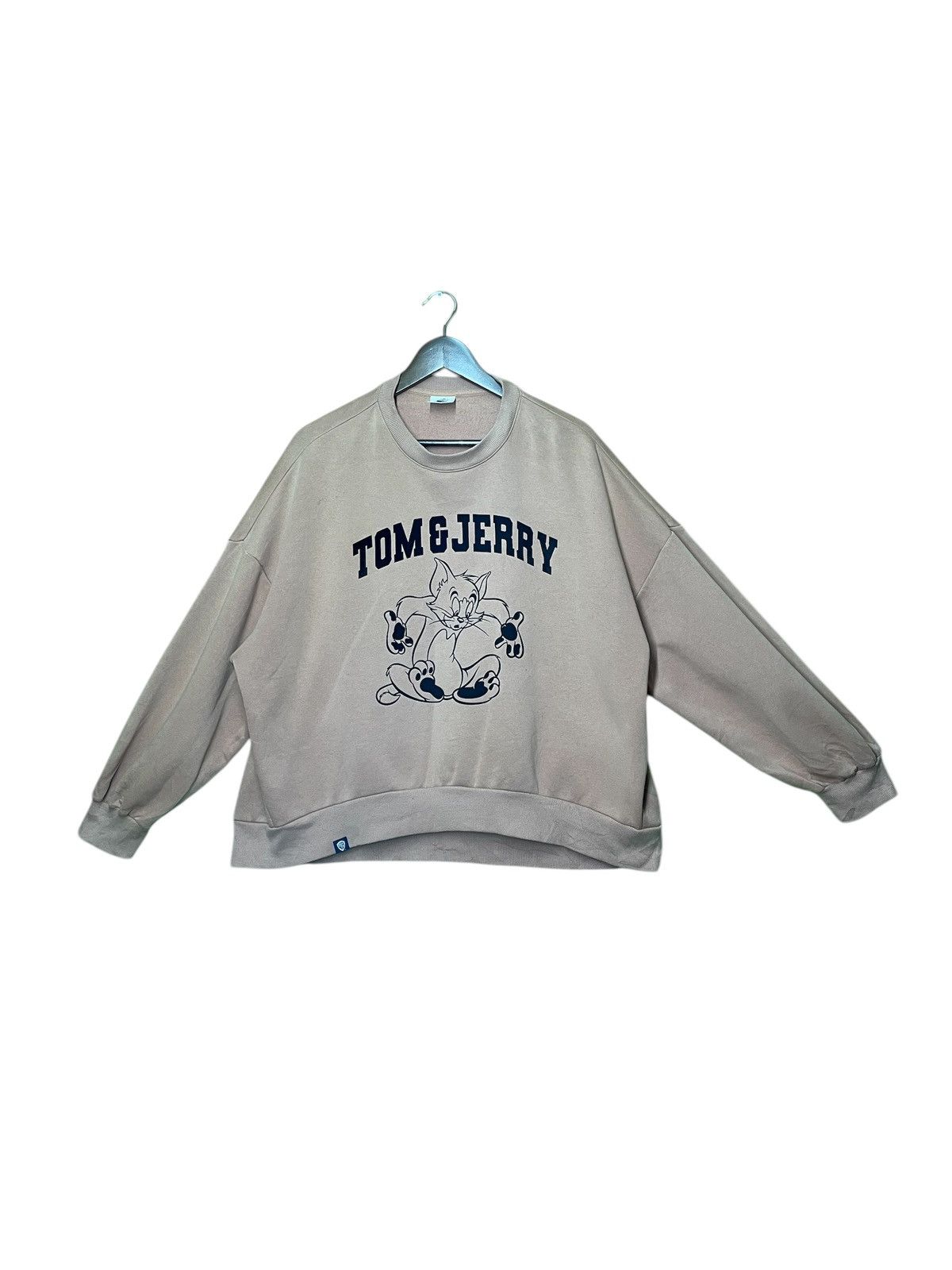 GU Tom and jerry big logo printed crewneck sweatshirt Size US XXL / EU 58 / 5 - 1 Thumbnail